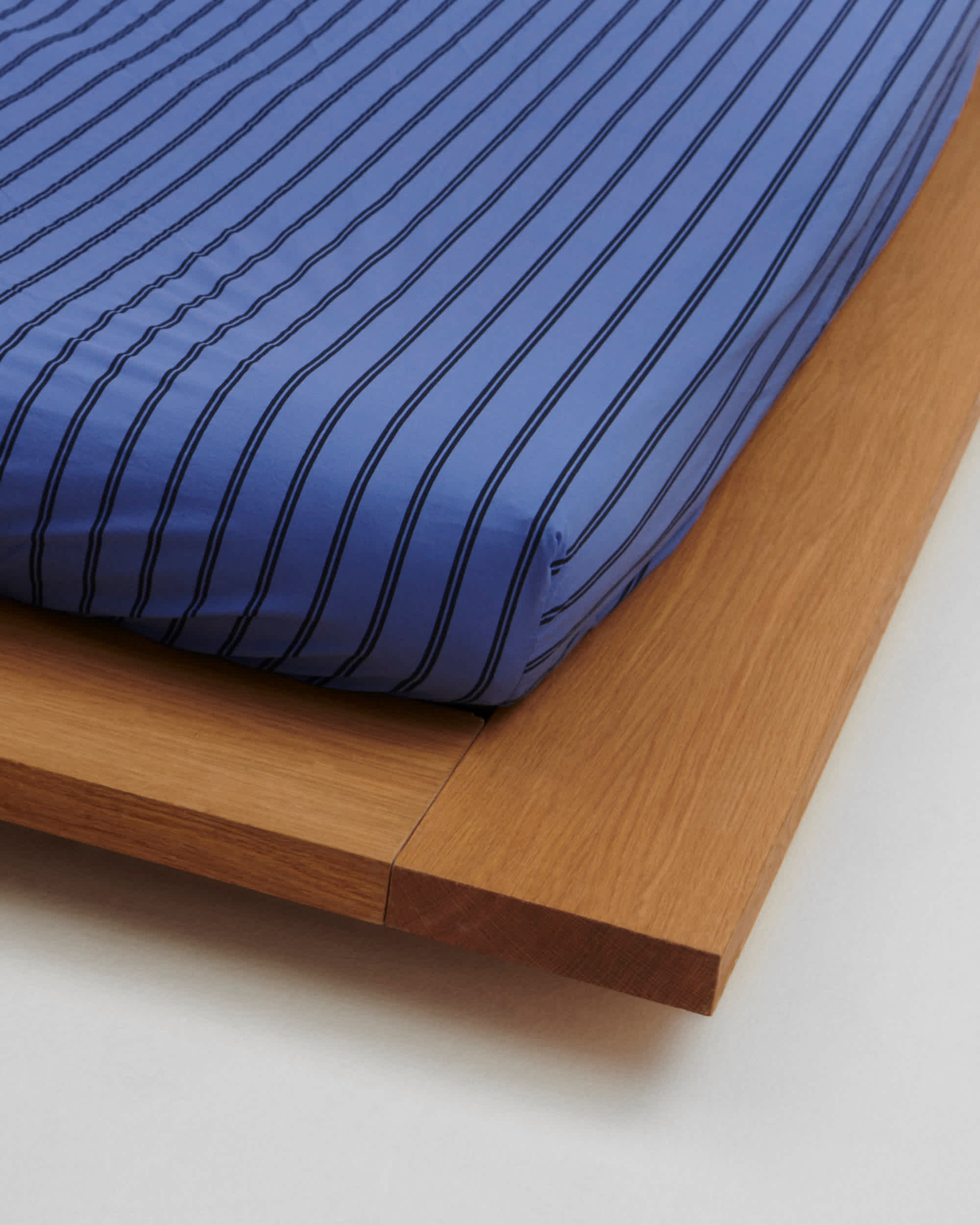 Cotton Percale Queen Duvet Cover - Boro Stripes