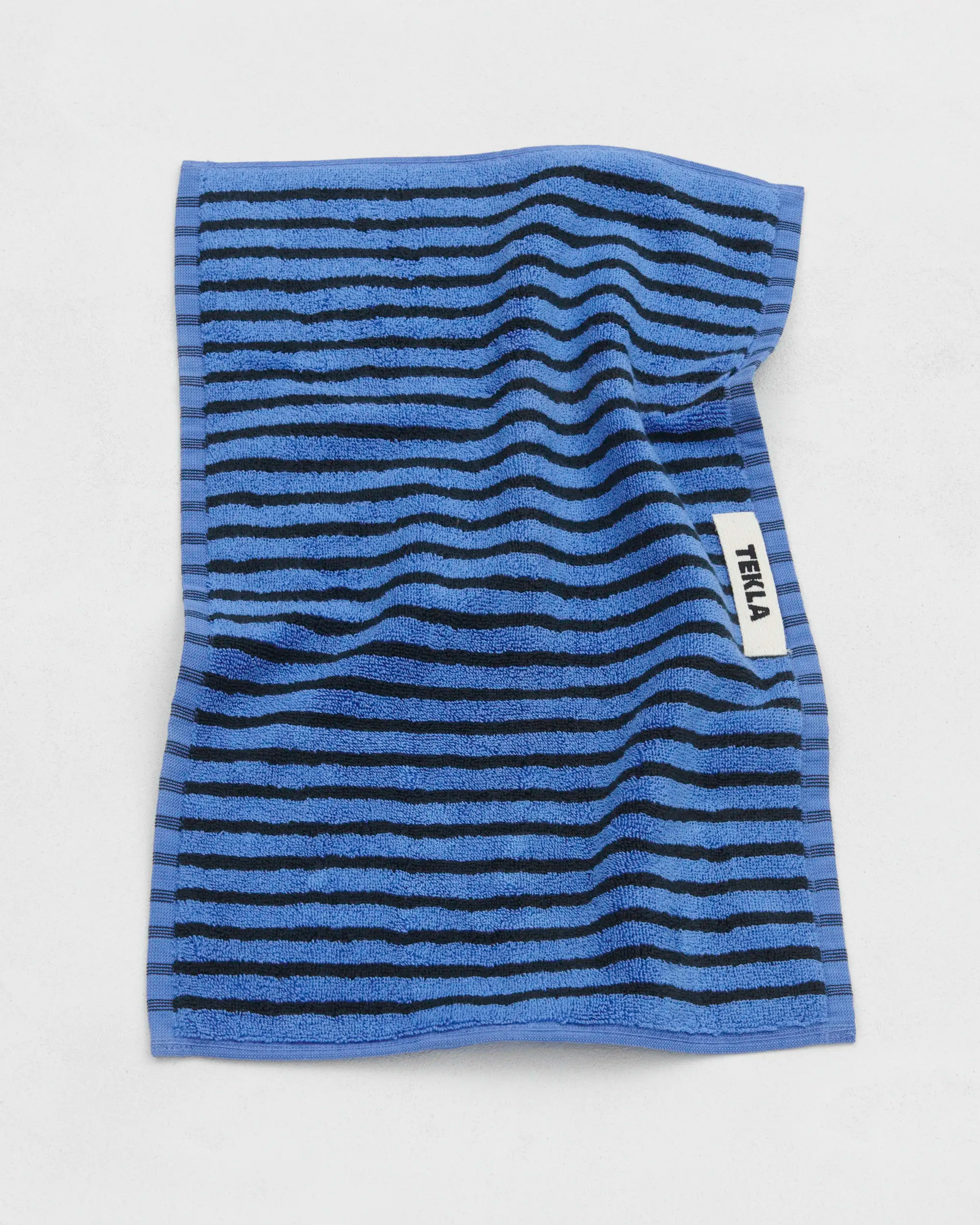 Hand Towel (Striped) - Blue / Black