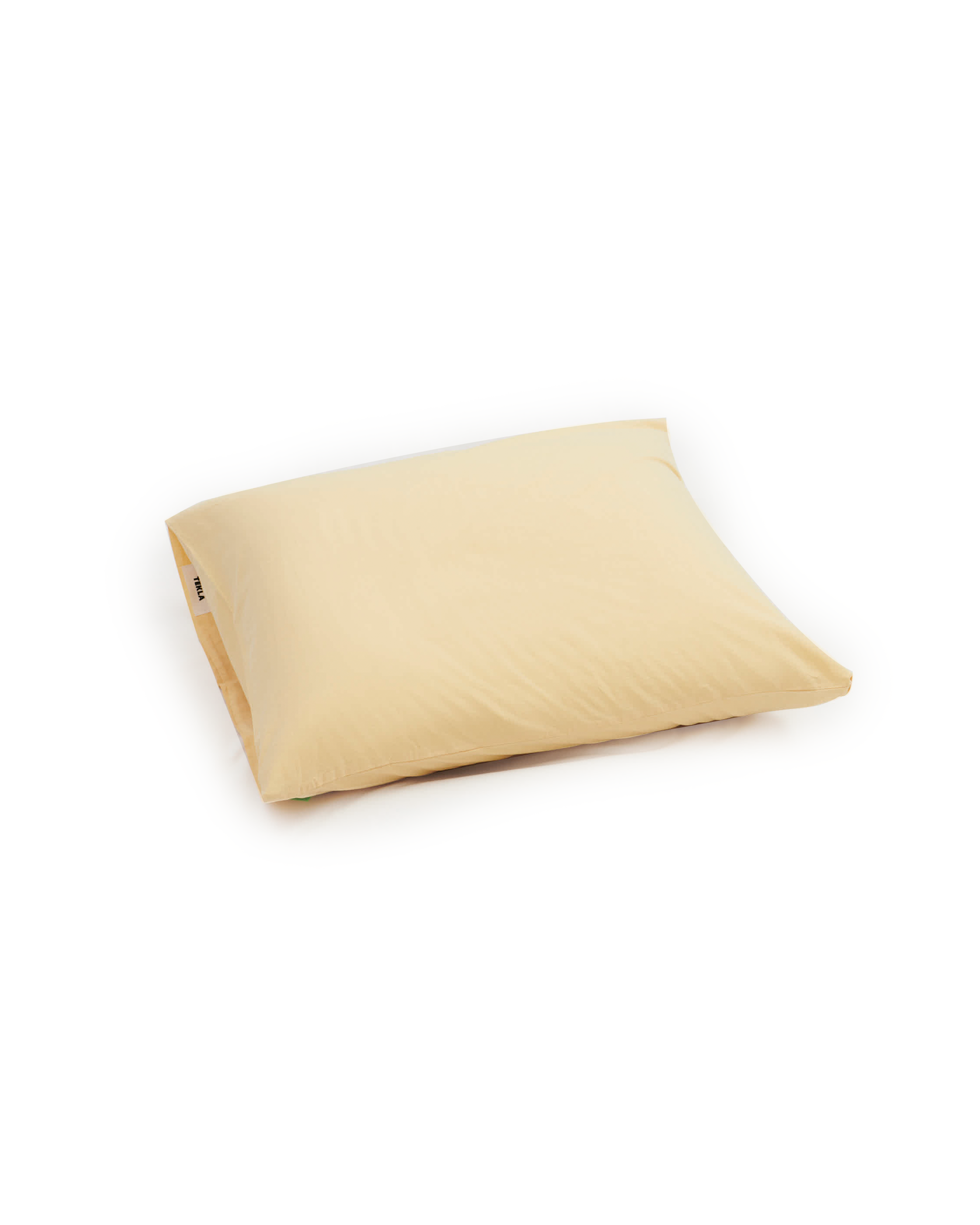 Organic Cotton Percale Pillow Cases - Sun Bleached Yellow