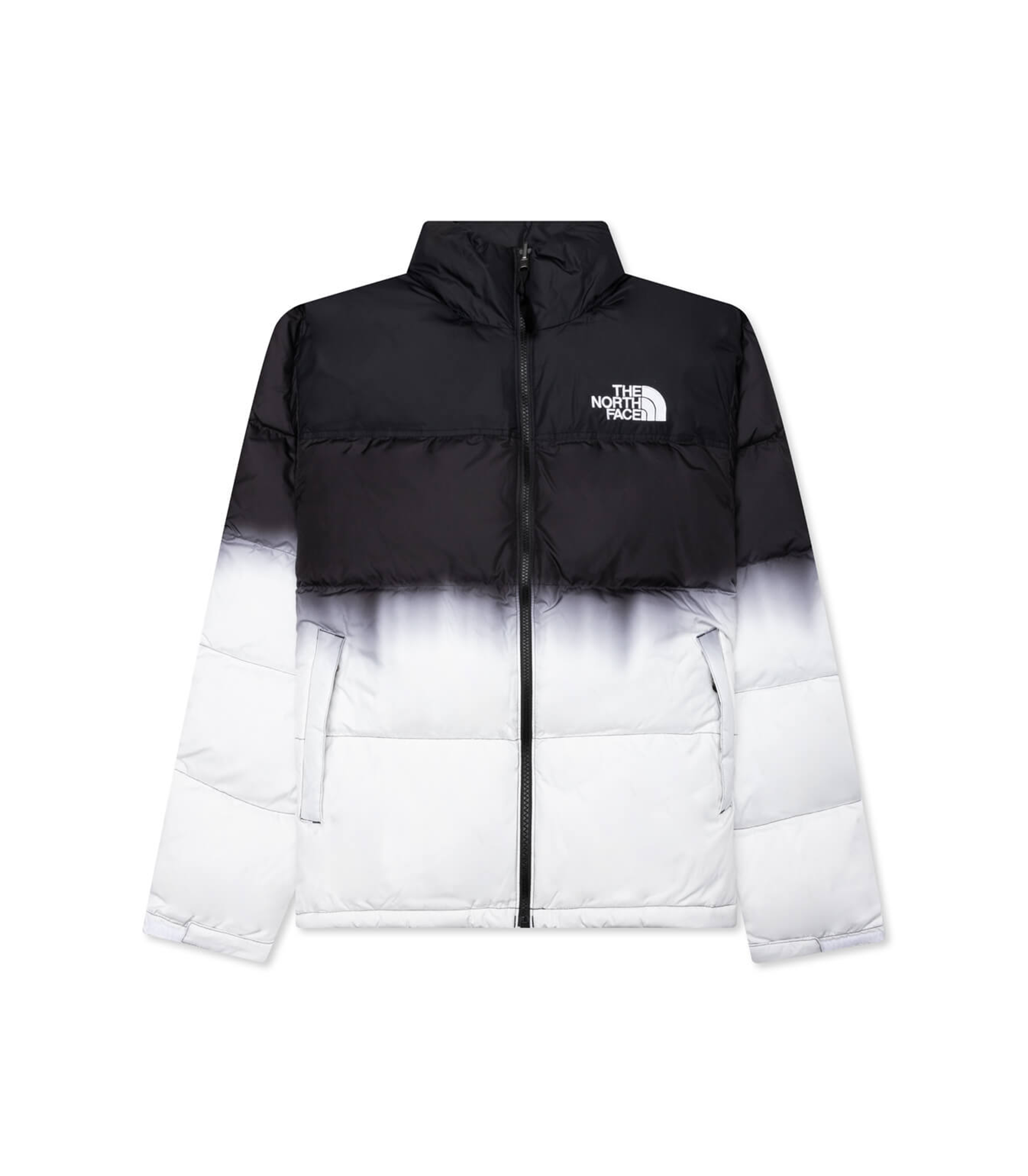 1996 Retro Dip Dye Nuptse Jacket - Black