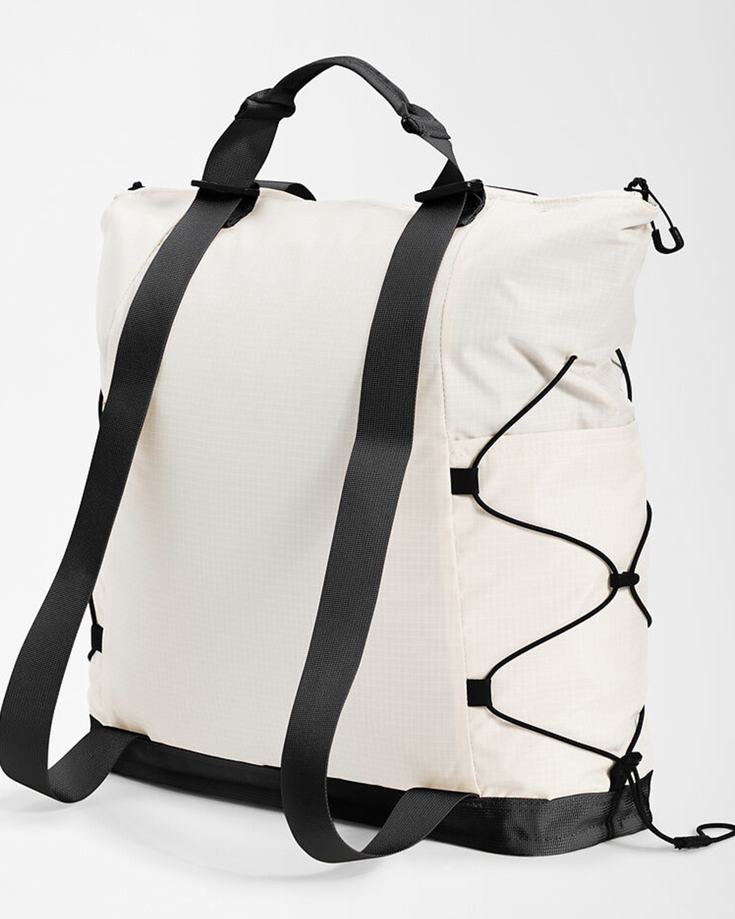 Borealis Tote Bag - Gardenia White / Black