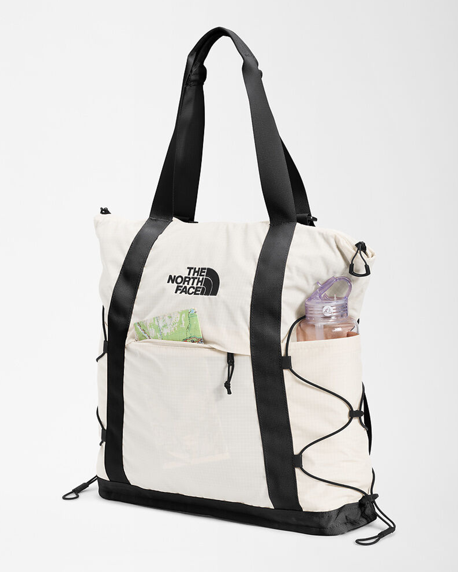 Borealis Tote Bag - Gardenia White / Black