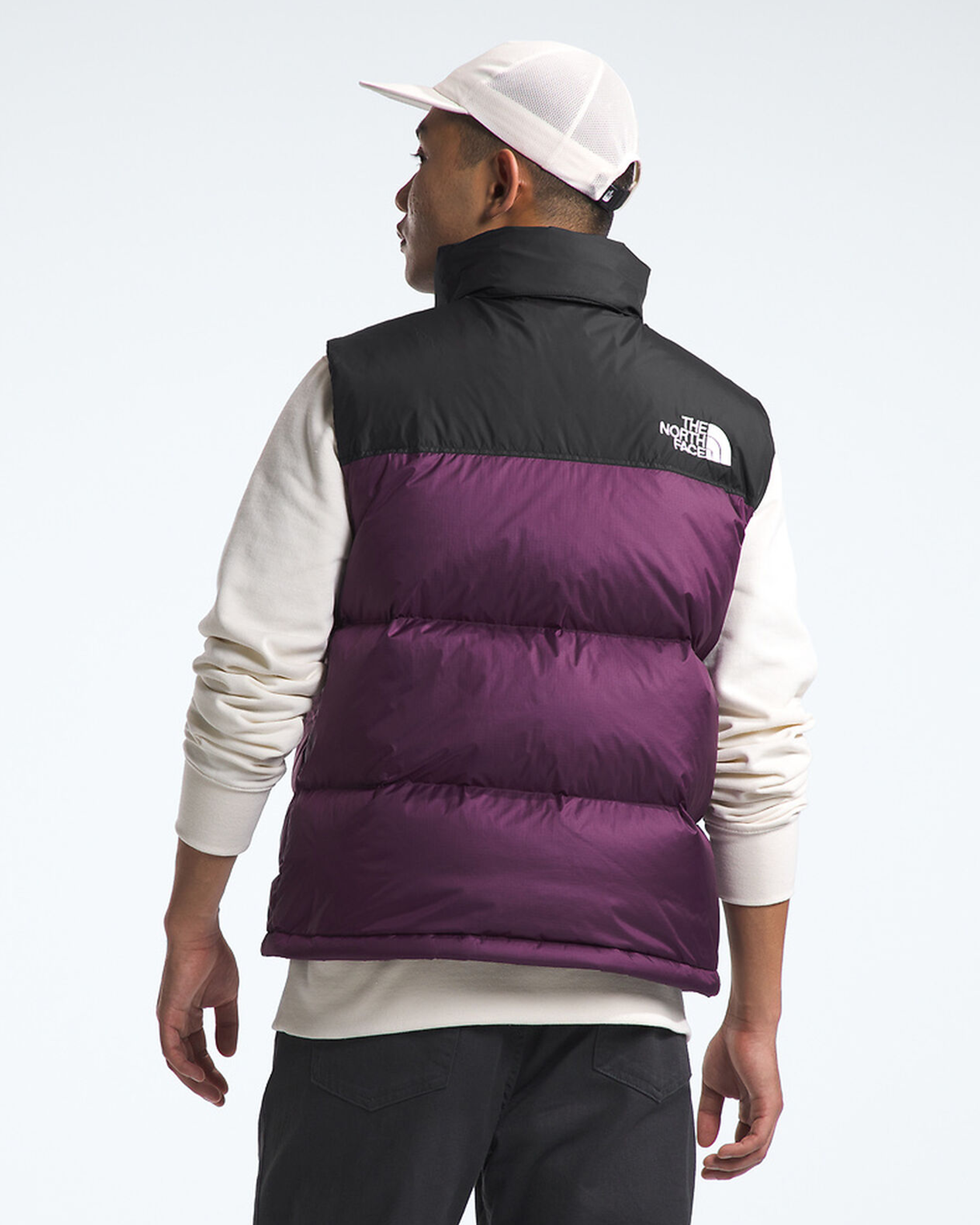 1996 Retro Nuptse Vest - Black Current Purple – HIGHS AND LOWS 1996 Retro Nuptse Vest - Black Current Purple – HIGHS AND LOWS