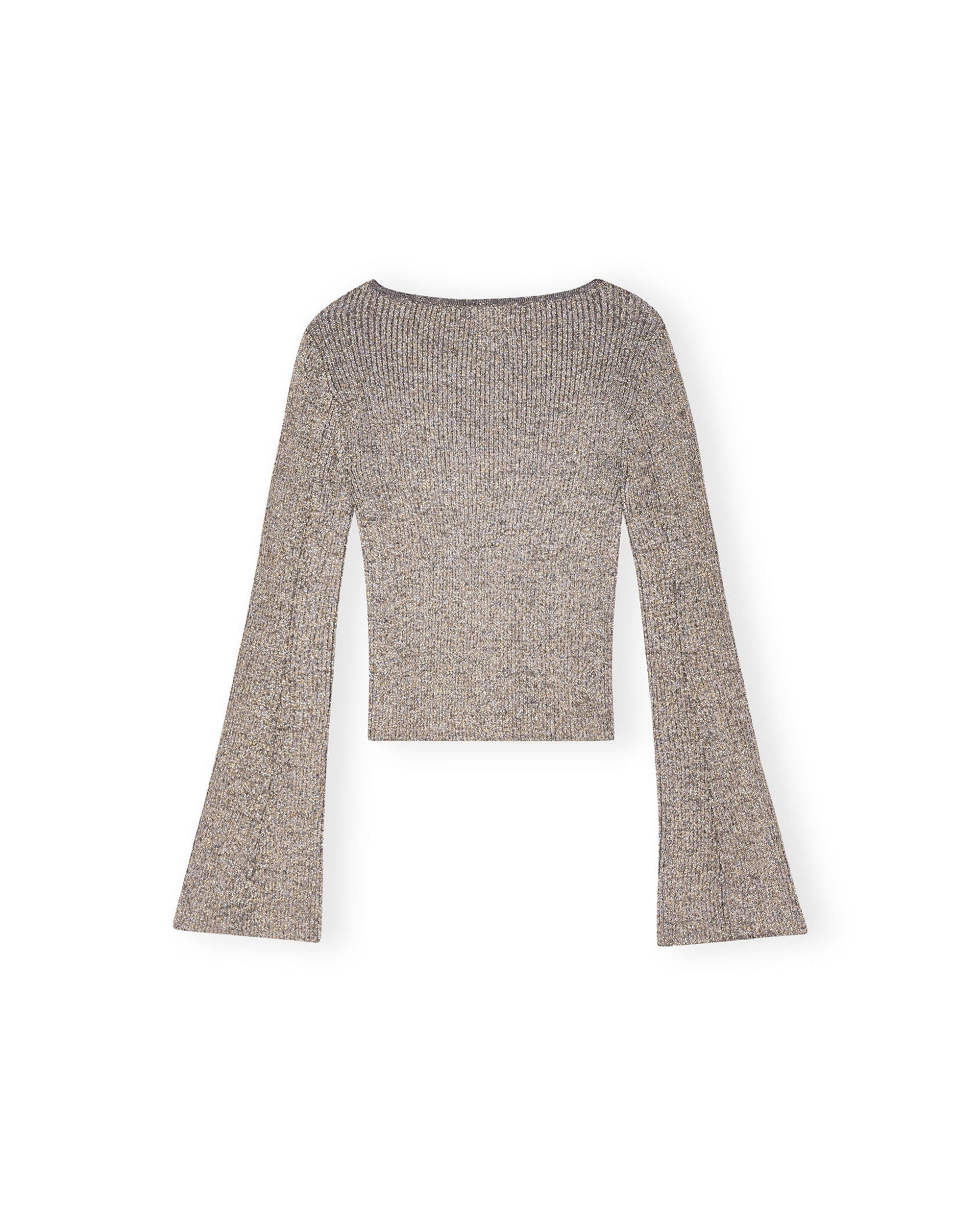 Sparkle Rib Blouse - Silver