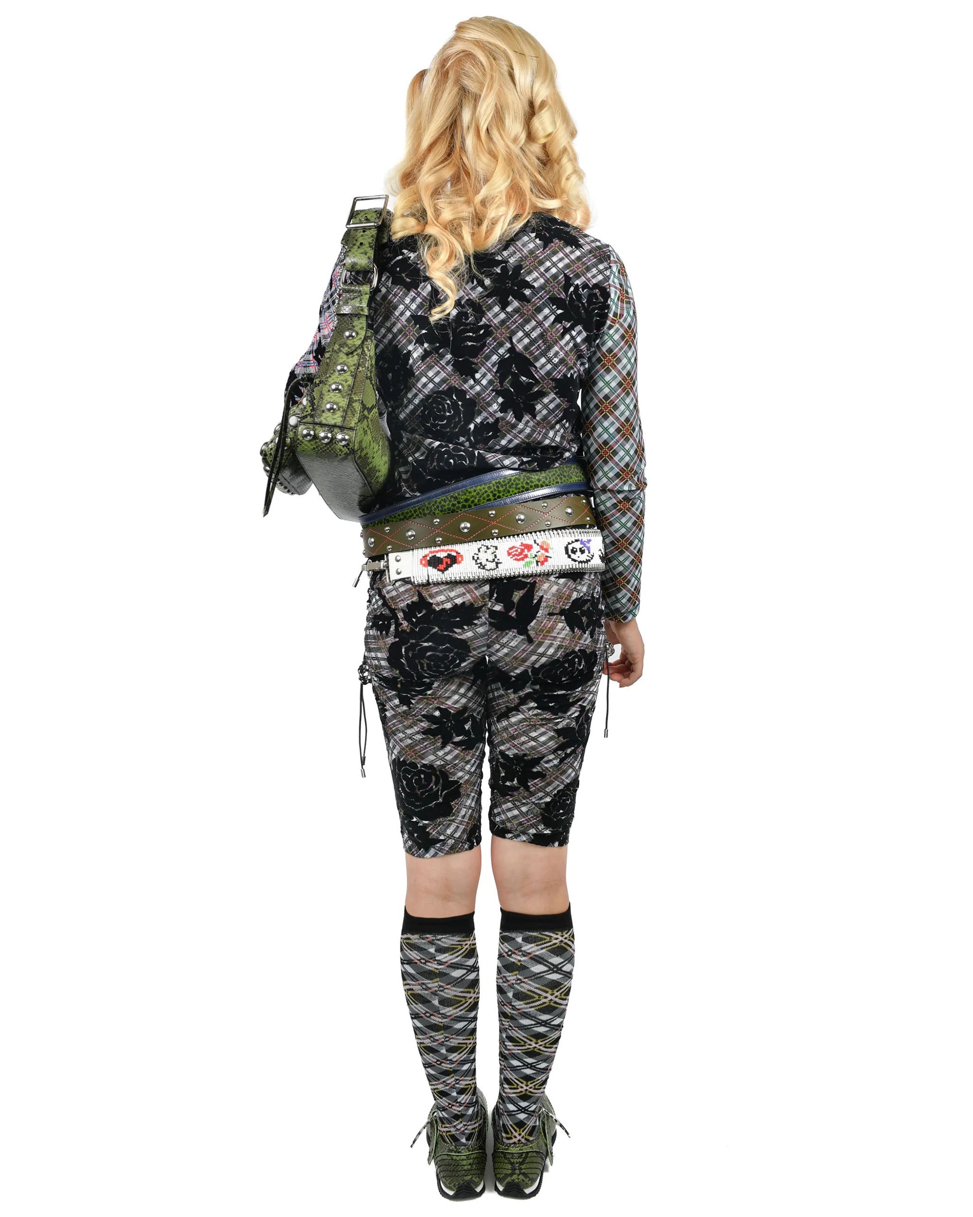 Picnic Plaid Flocked Mesh L/S - Multi