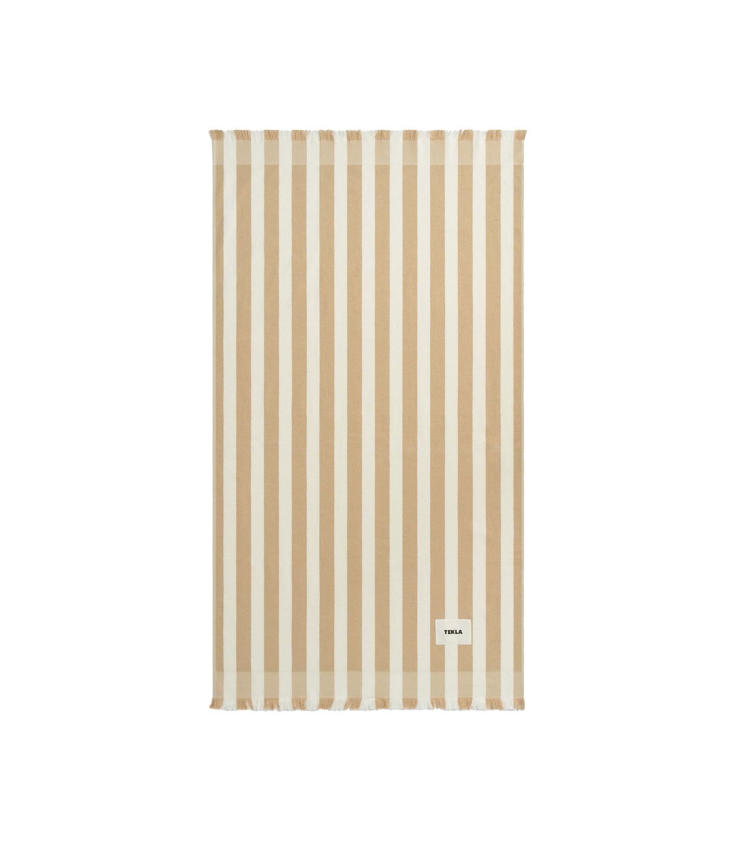 Beach Towel - Almond Stripes