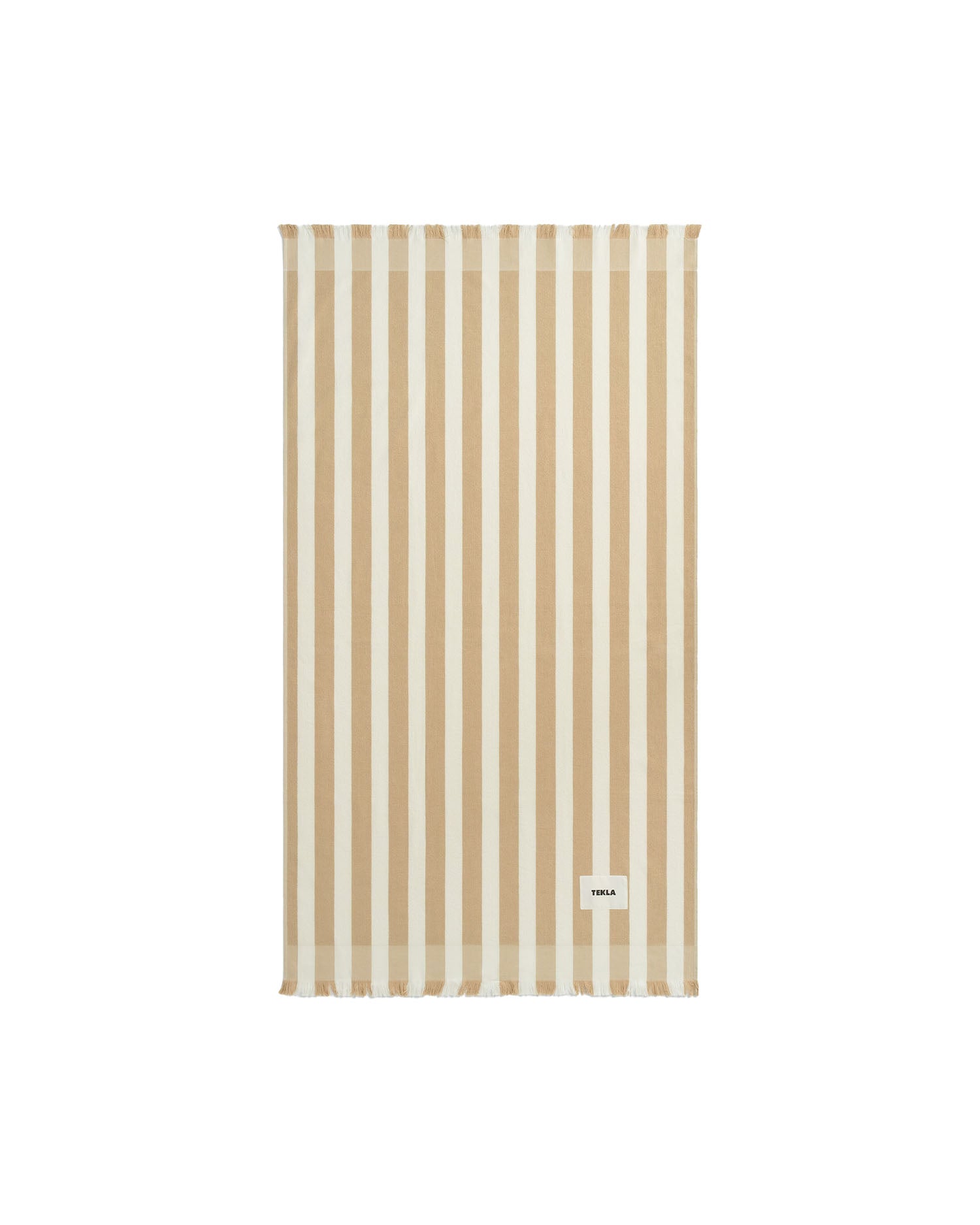 Beach Towel - Almond Stripes