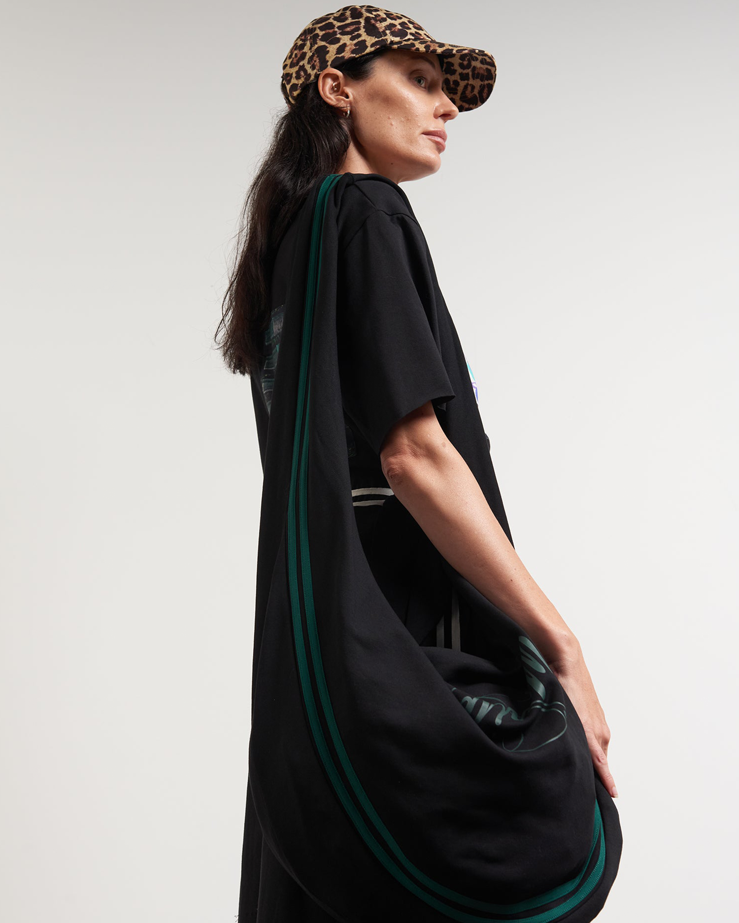 Maria Sweater Bag - Black / Green