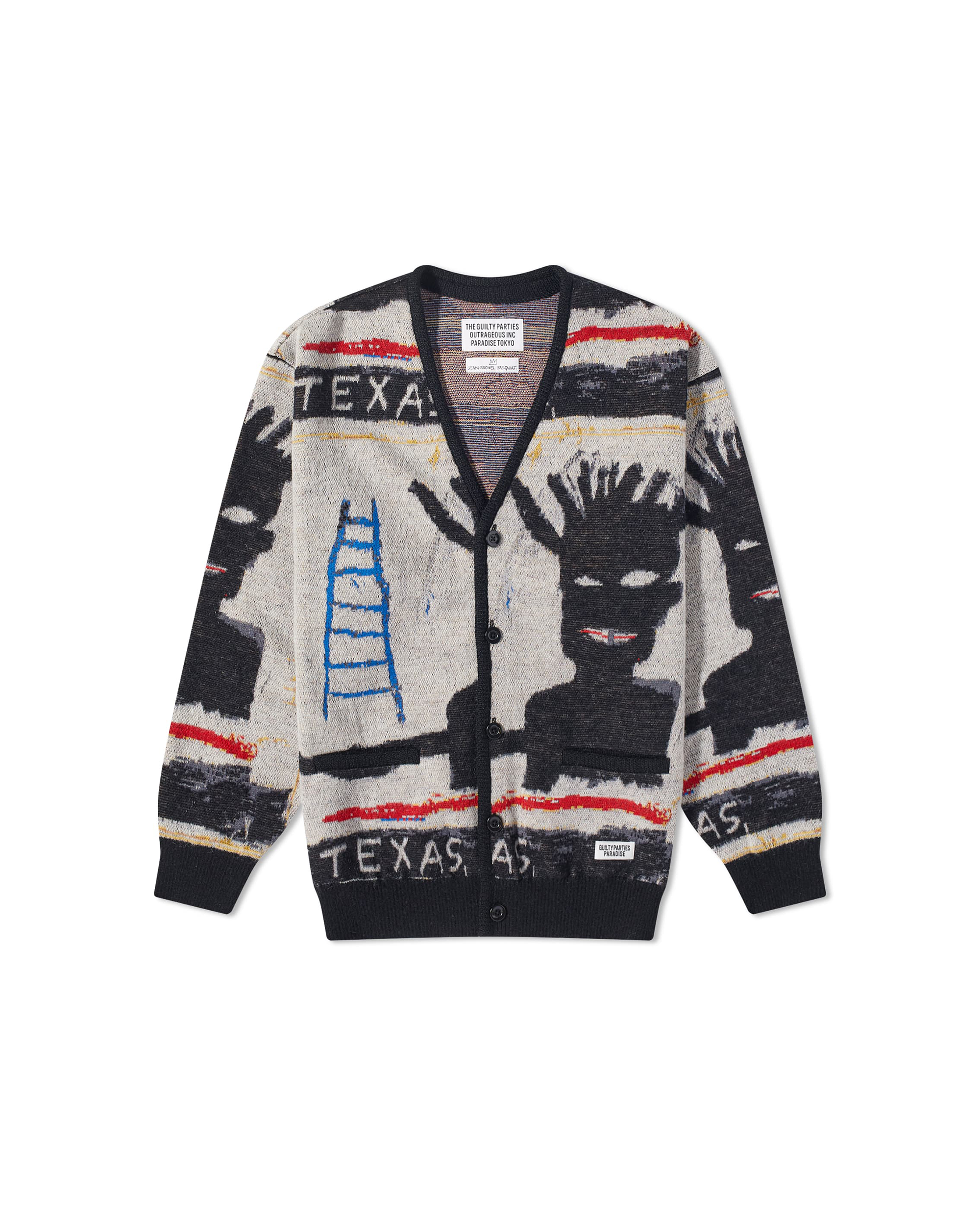 Jean Michel Basquiat - Cardigan (Type-1) - Multi