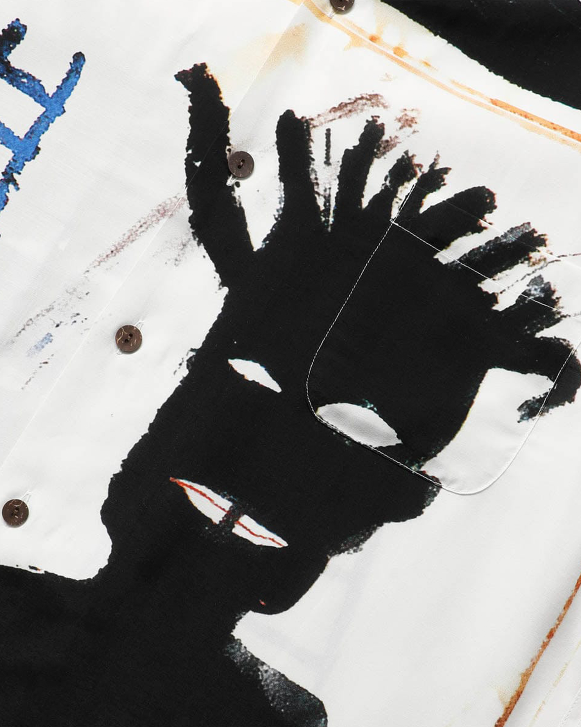 Jean Michel Basquiat S/S Hawaiian Shirt (Type-2) - Multi
