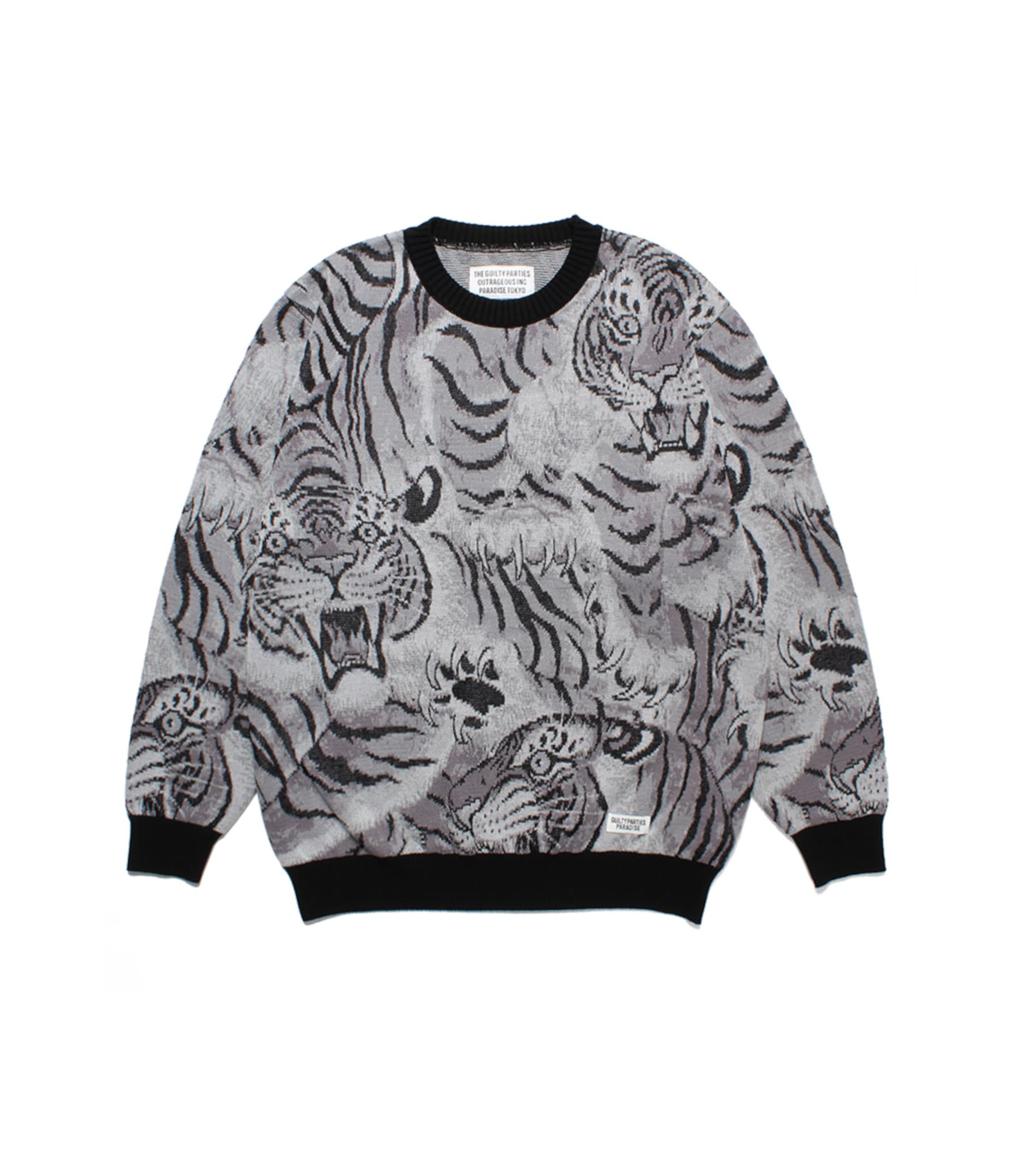 Tim Lehi Jacquard Sweater - Grey
