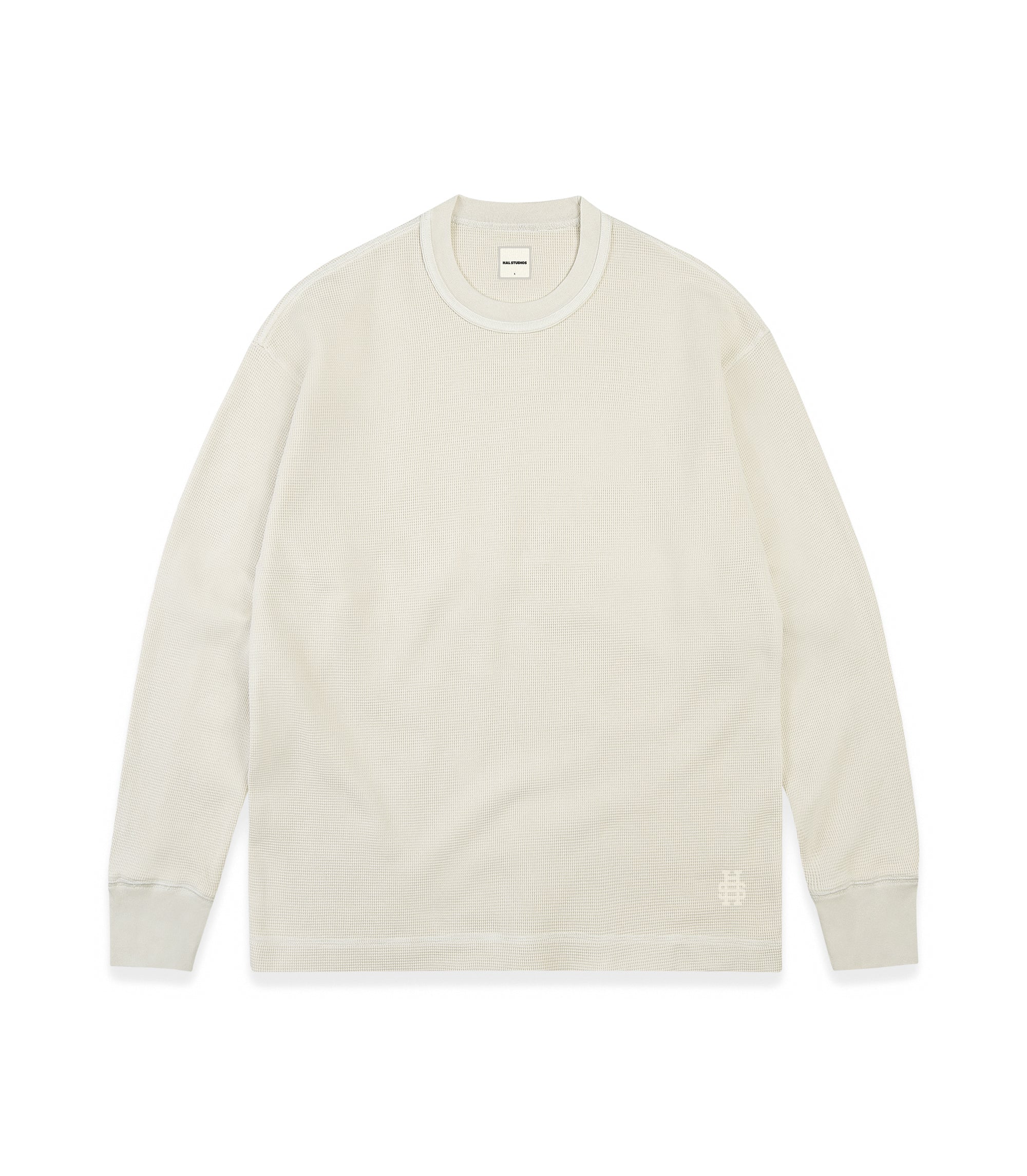 WAFFLE LONGSLEEVE - BONE