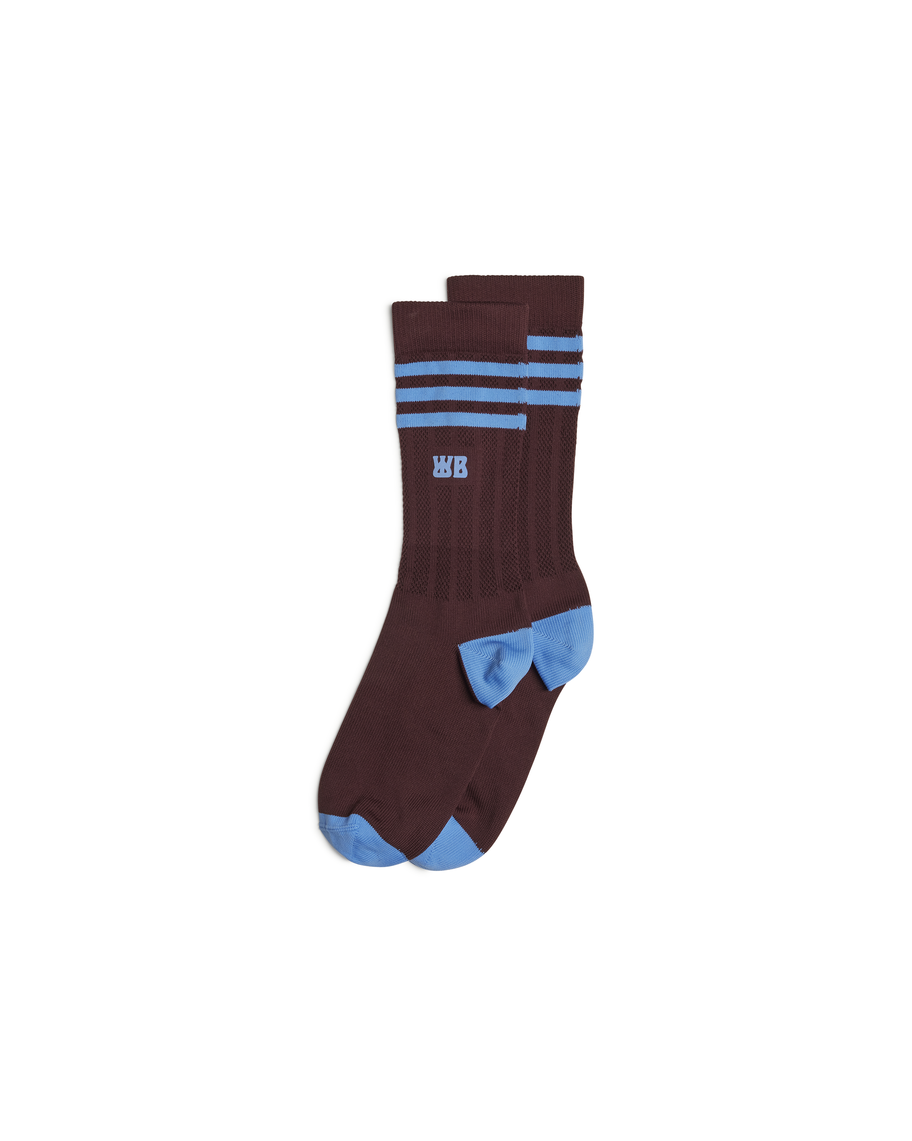 Wales Bonner Socks - Brown / Blue