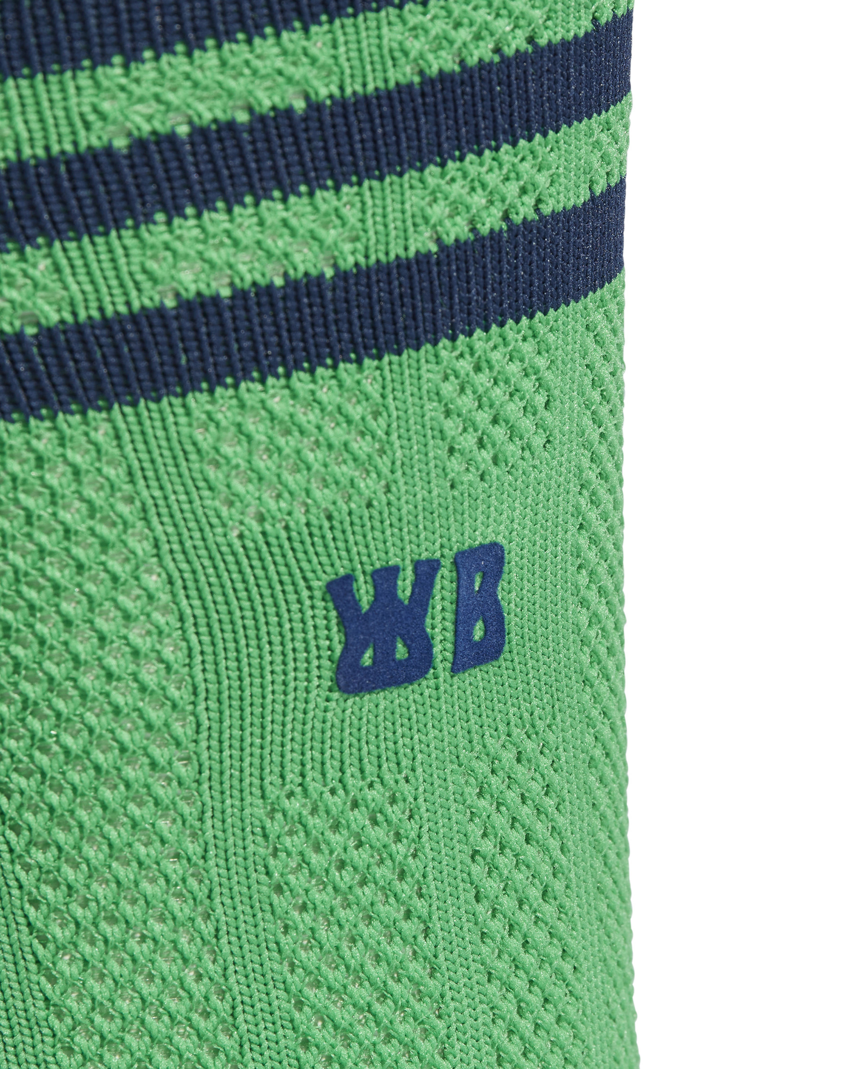 Wales Bonner Socks - Green / Navy Blue
