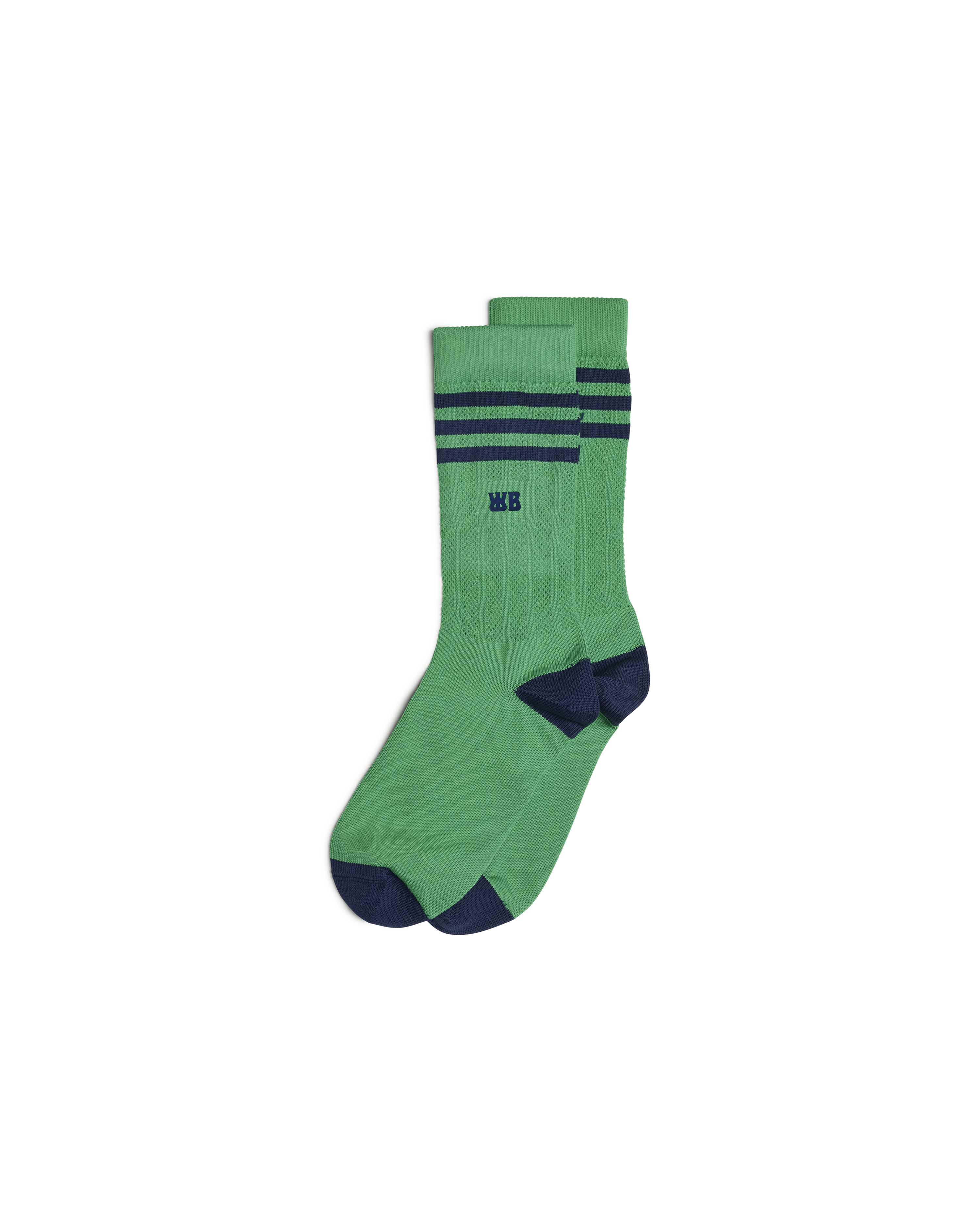 Wales Bonner Socks - Green / Navy Blue