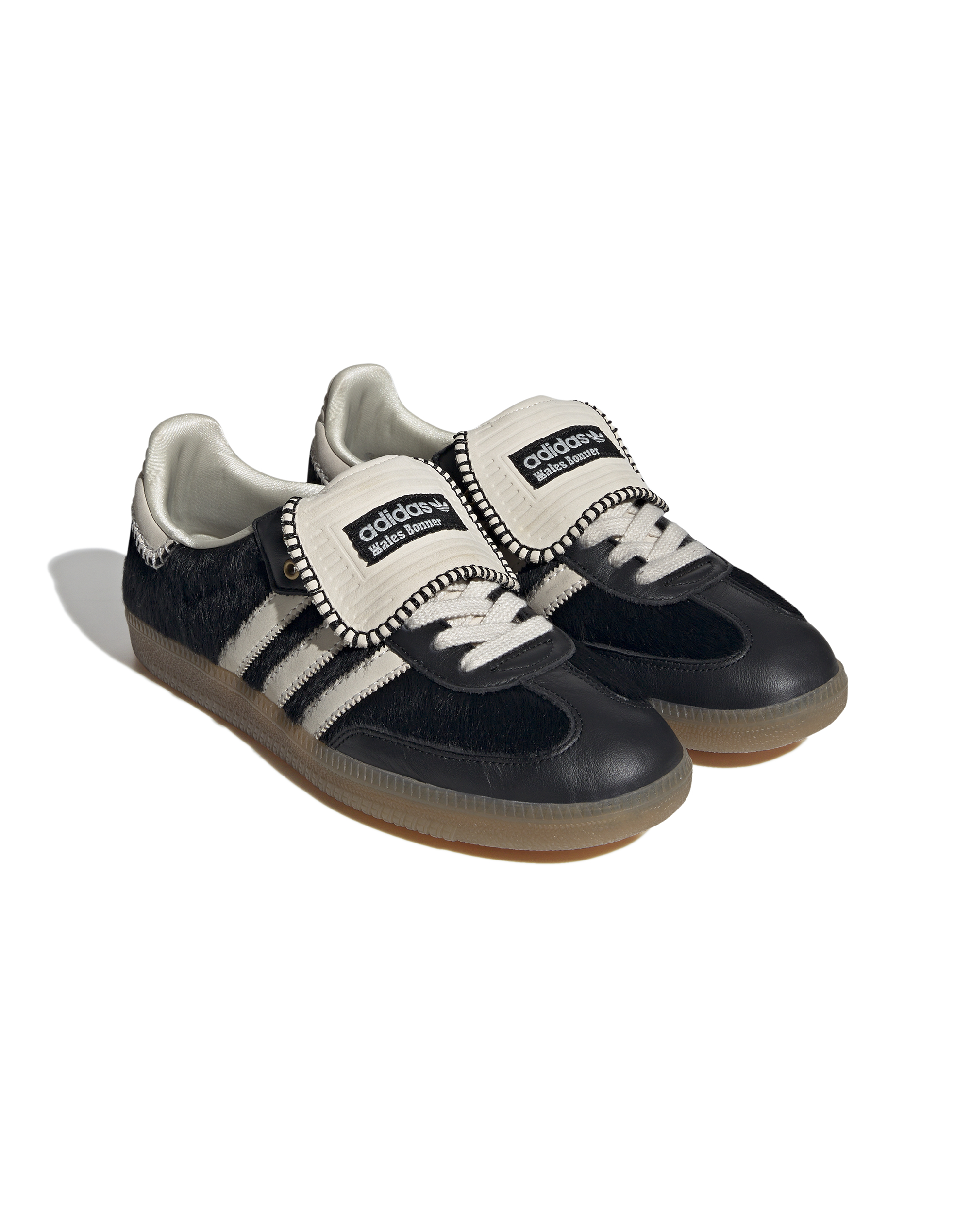 Wales Bonner Pony Tonal Samba - Core Black / Cream White