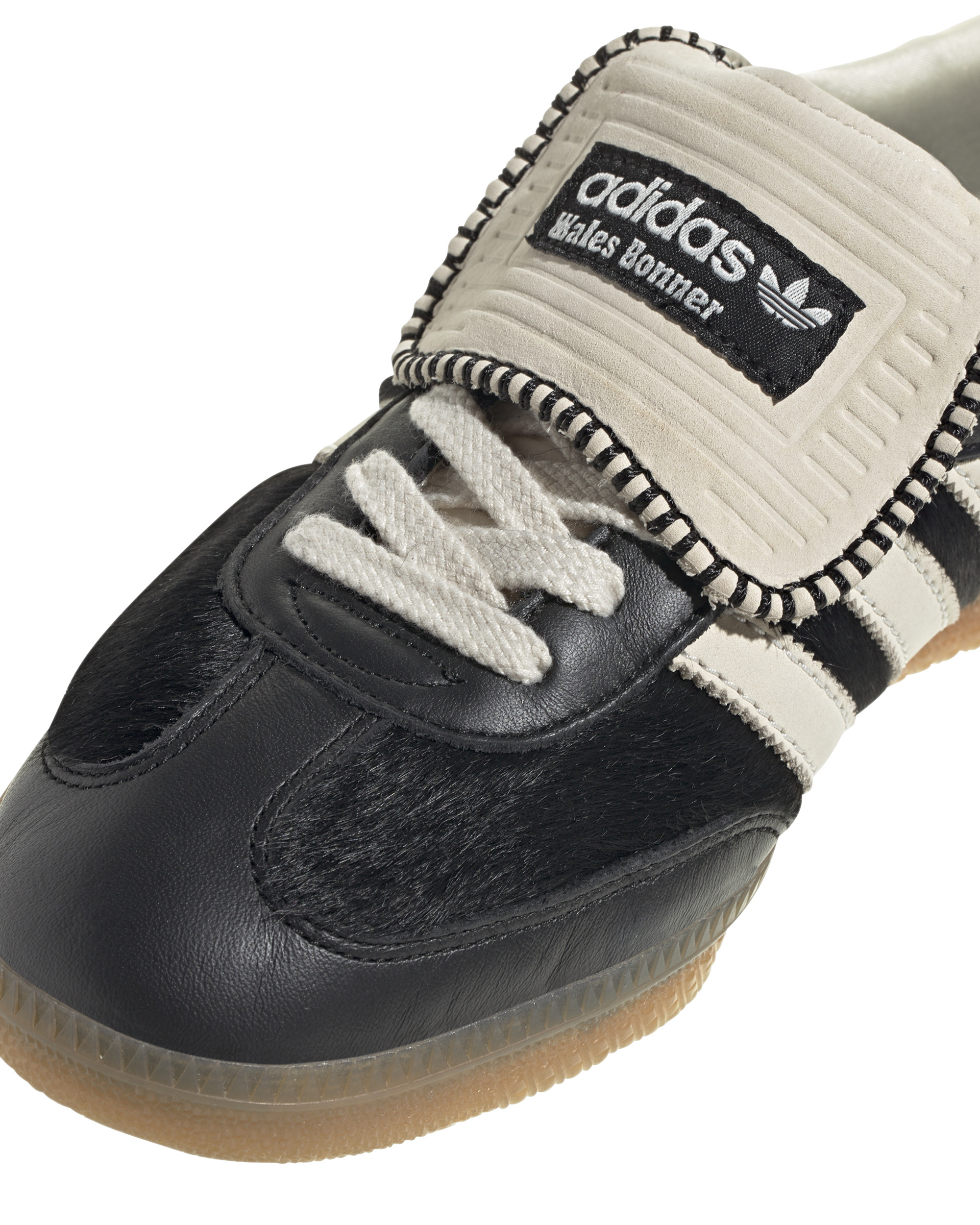 Wales Bonner Pony Tonal Samba - Core Black / Cream White