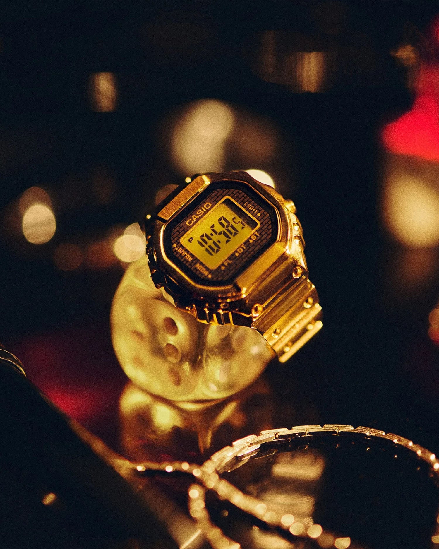 Digital Ring Watch - Gold