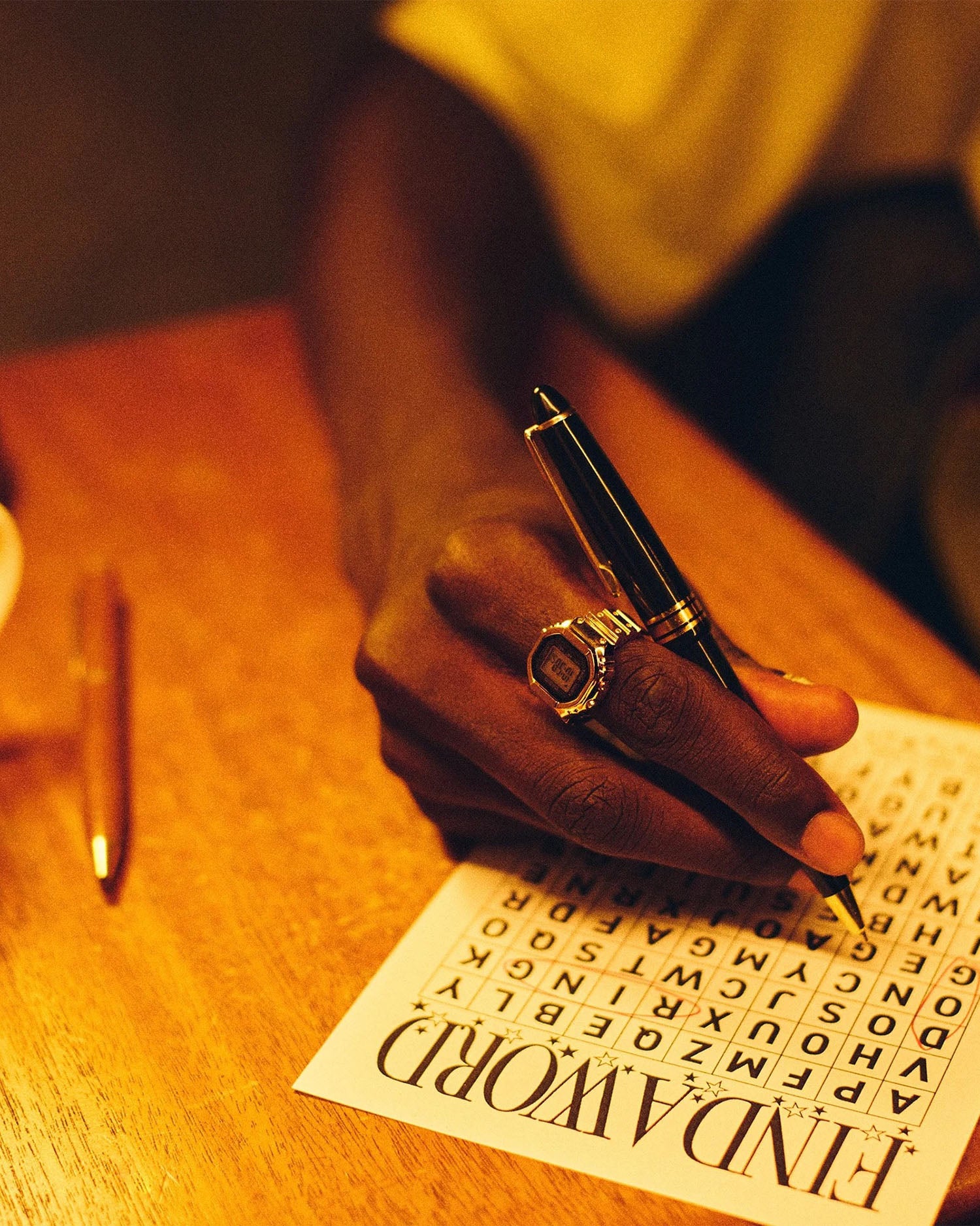 Digital Ring Watch - Gold