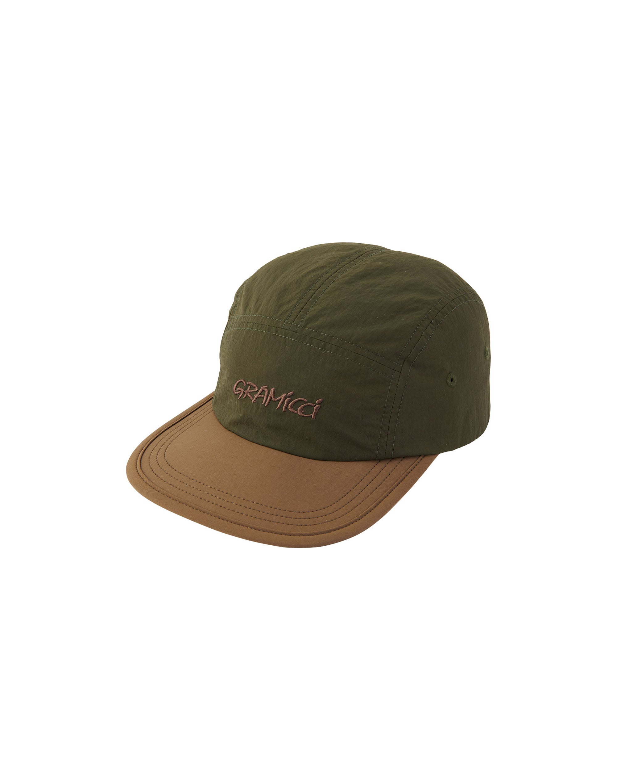 Nylon Cap - Deep Olive / Coyote