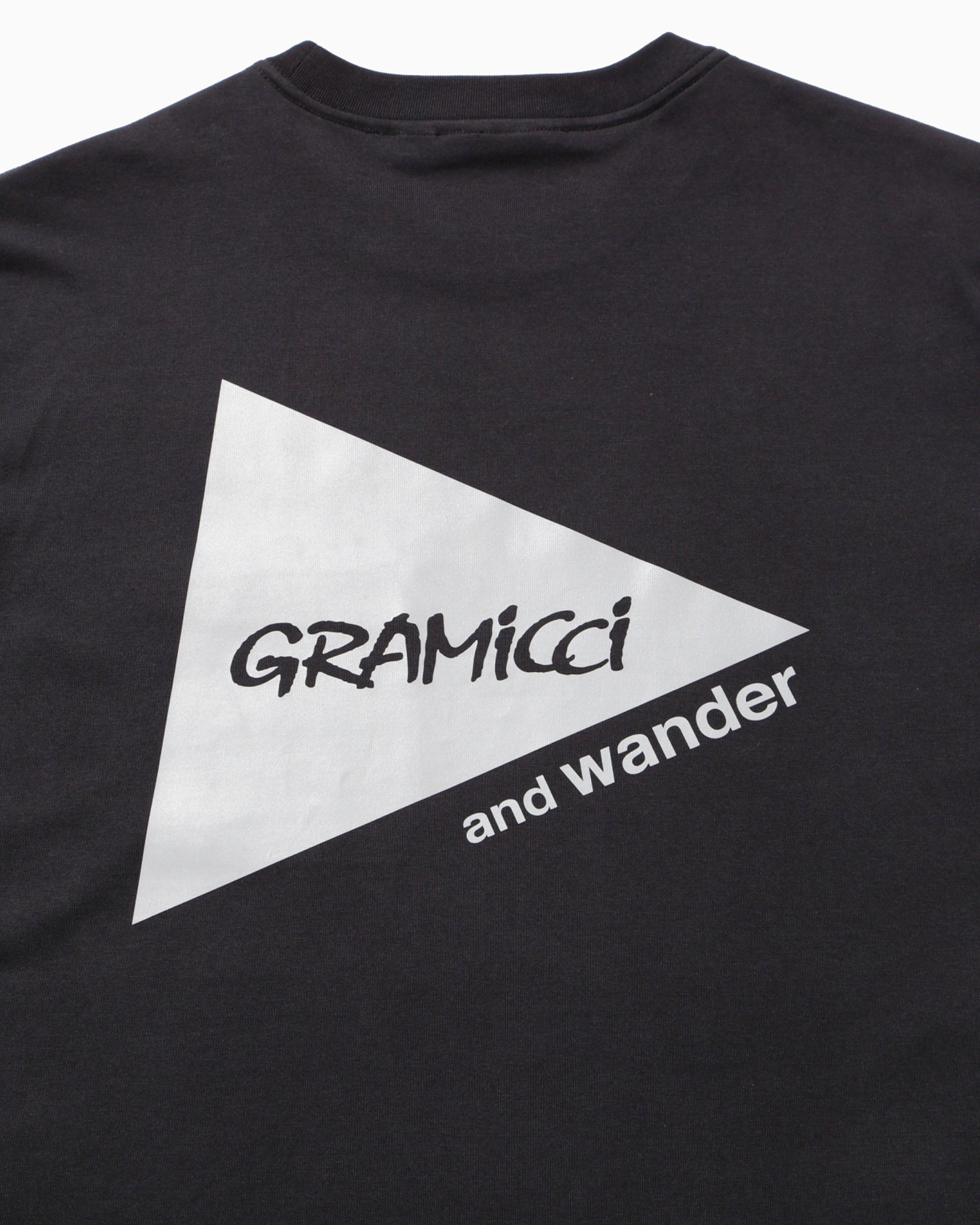 And Wander Backprint T-Shirt - Black