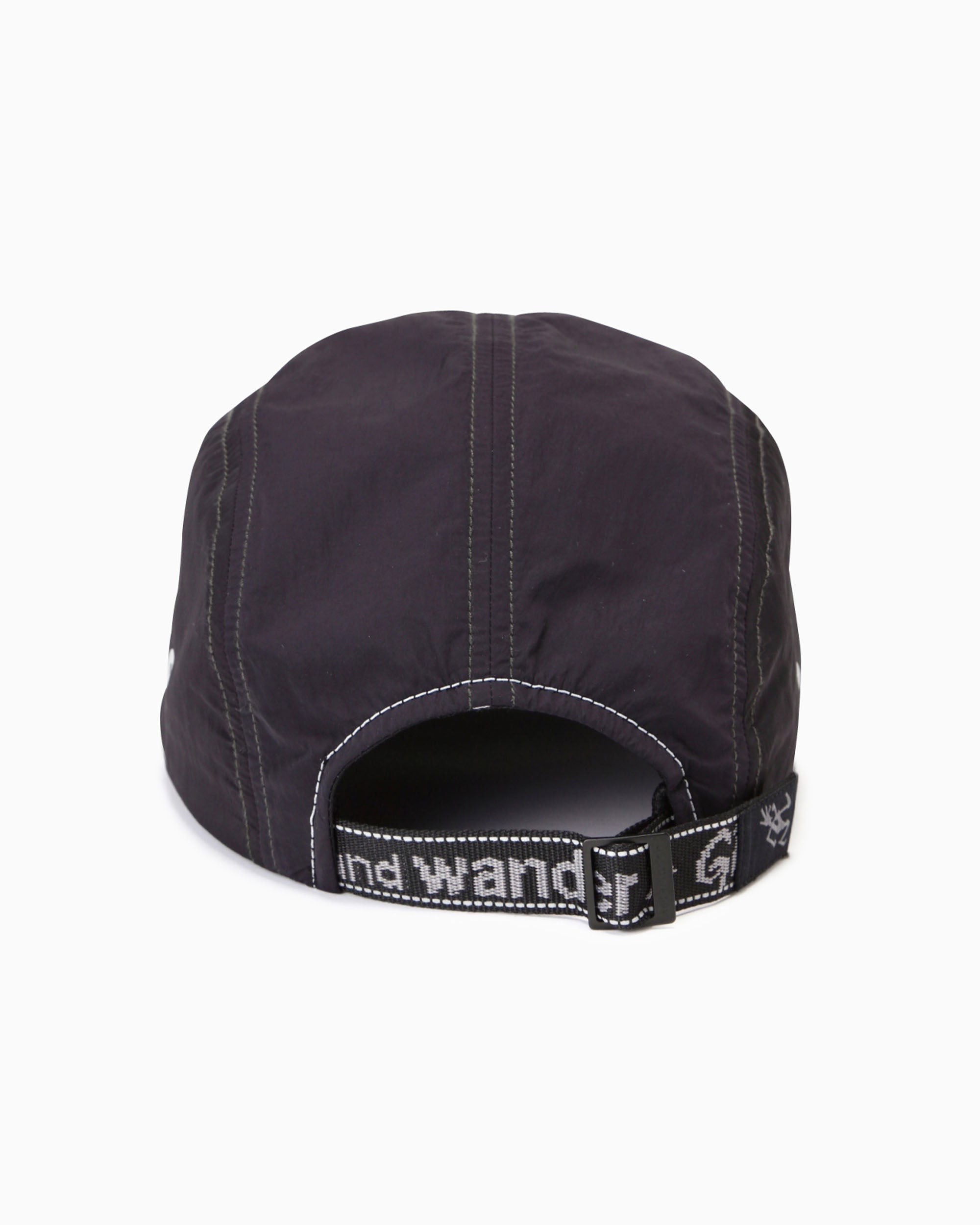 And Wander Patchwork Wind Cap - Black