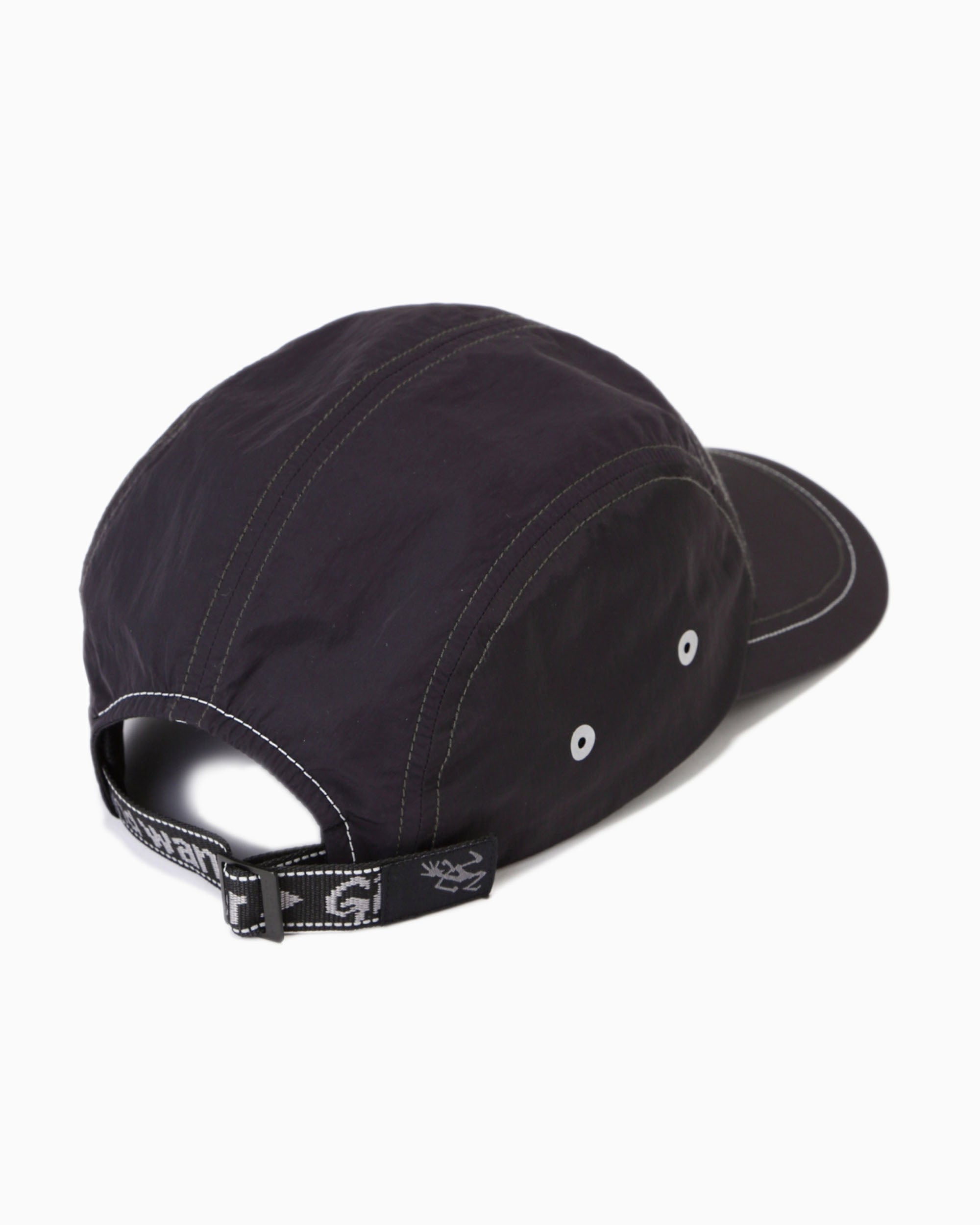 And Wander Patchwork Wind Cap - Black