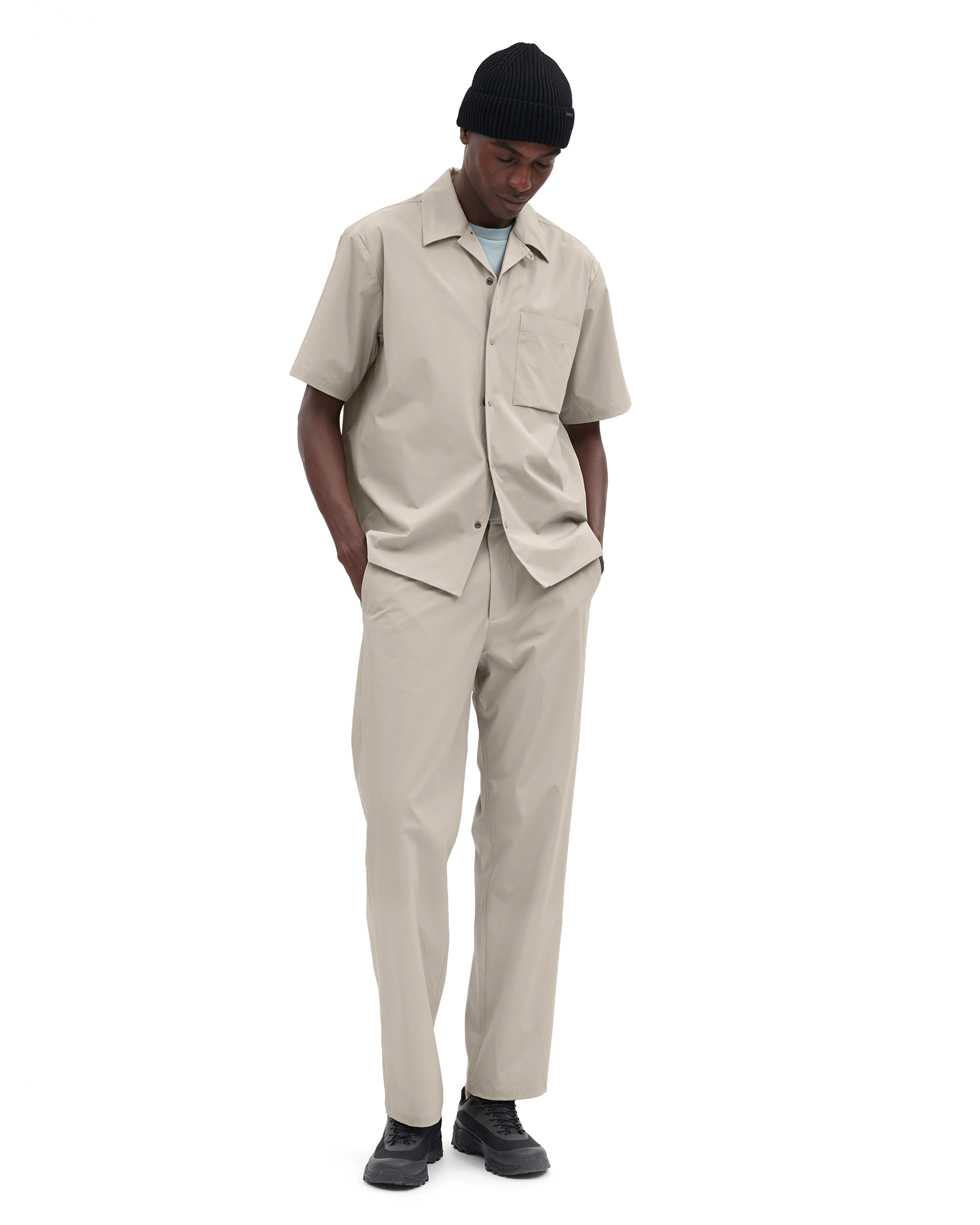 Carsten Travel Light S/S Shirt - Light Khaki