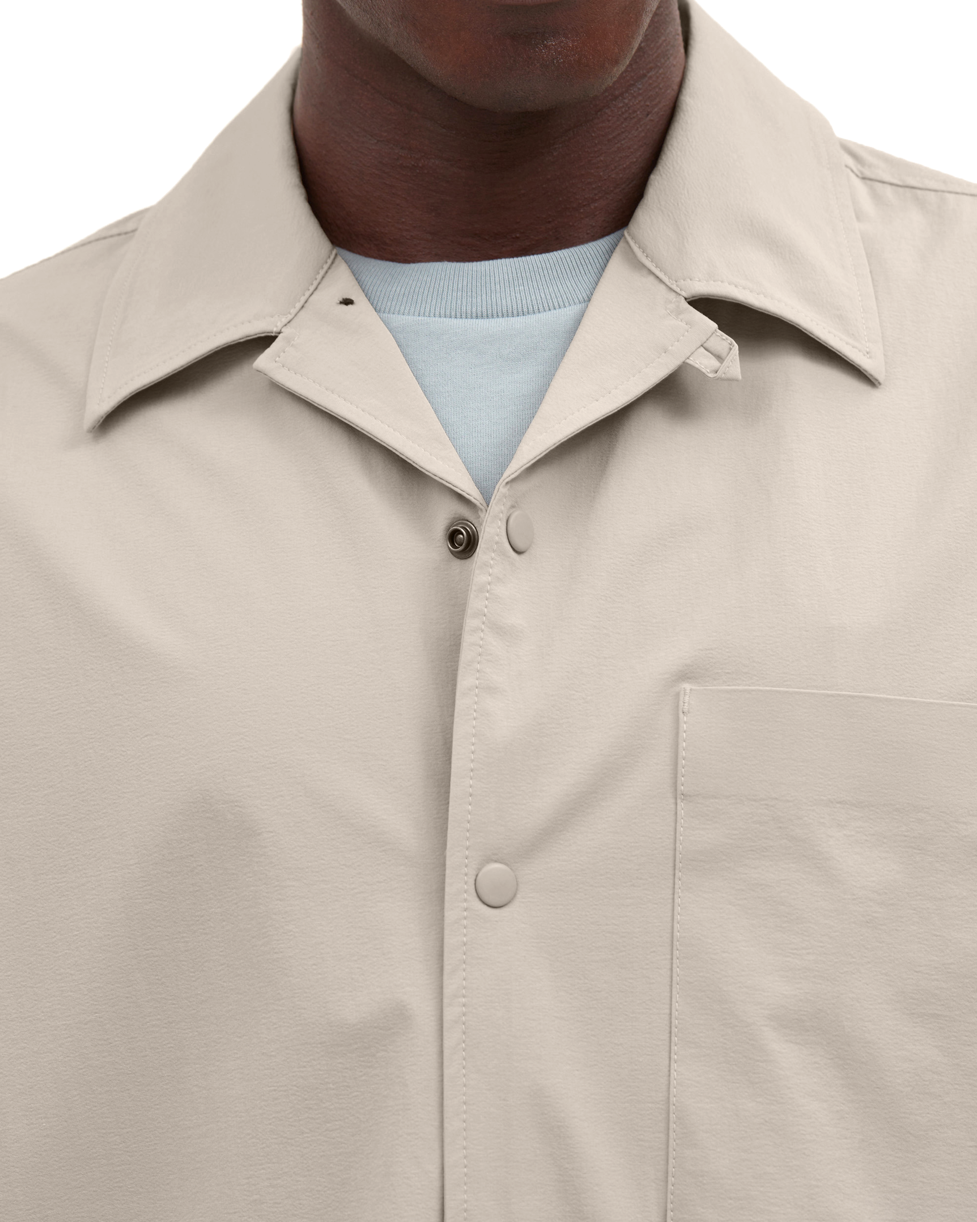 Carsten Travel Light S/S Shirt - Light Khaki
