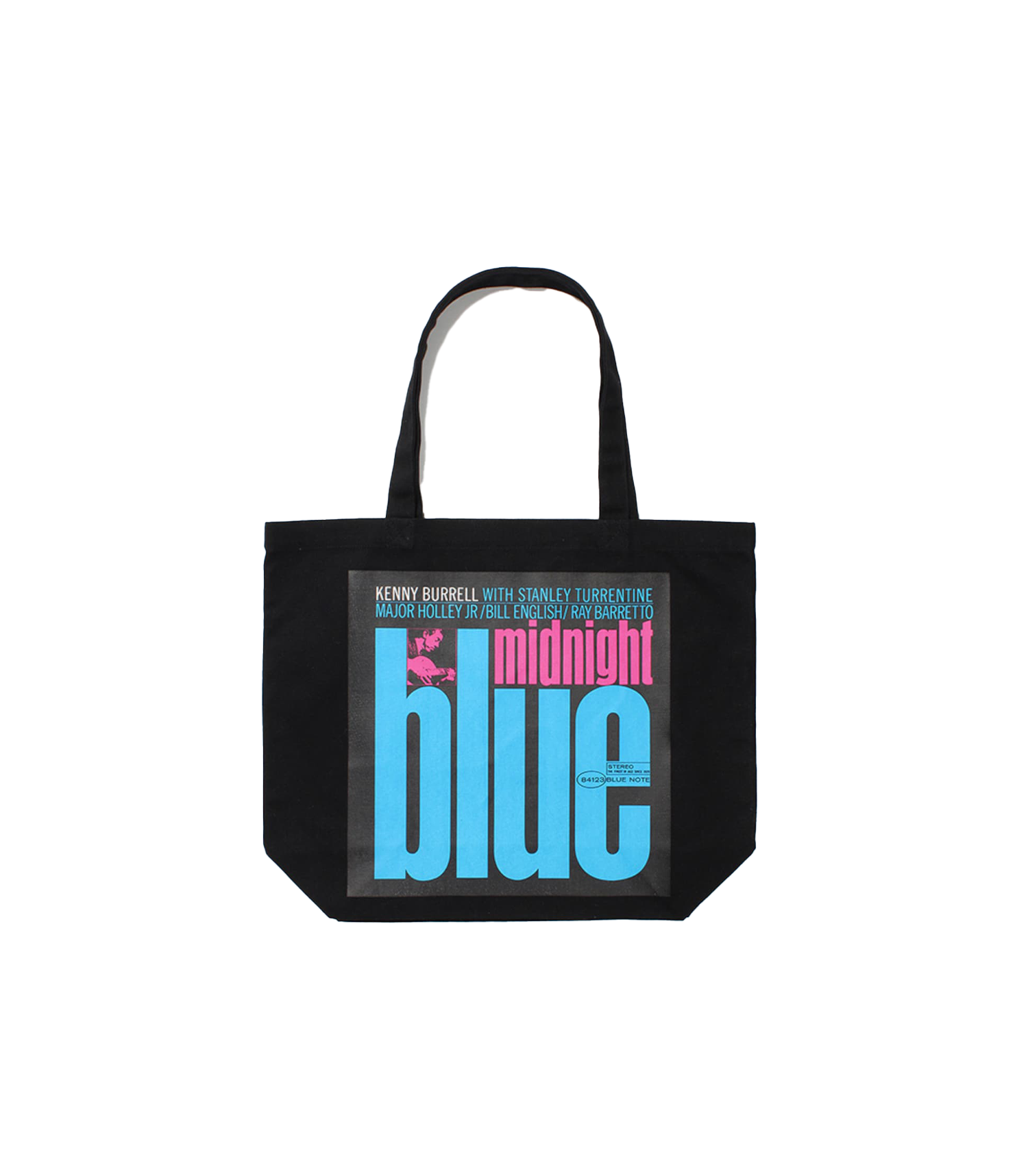 Blue Note Tote Bag (Type-4) - Black