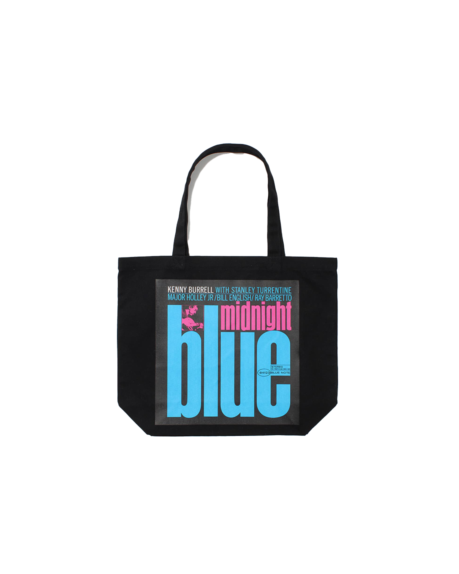 Blue Note Tote Bag (Type-4) - Black