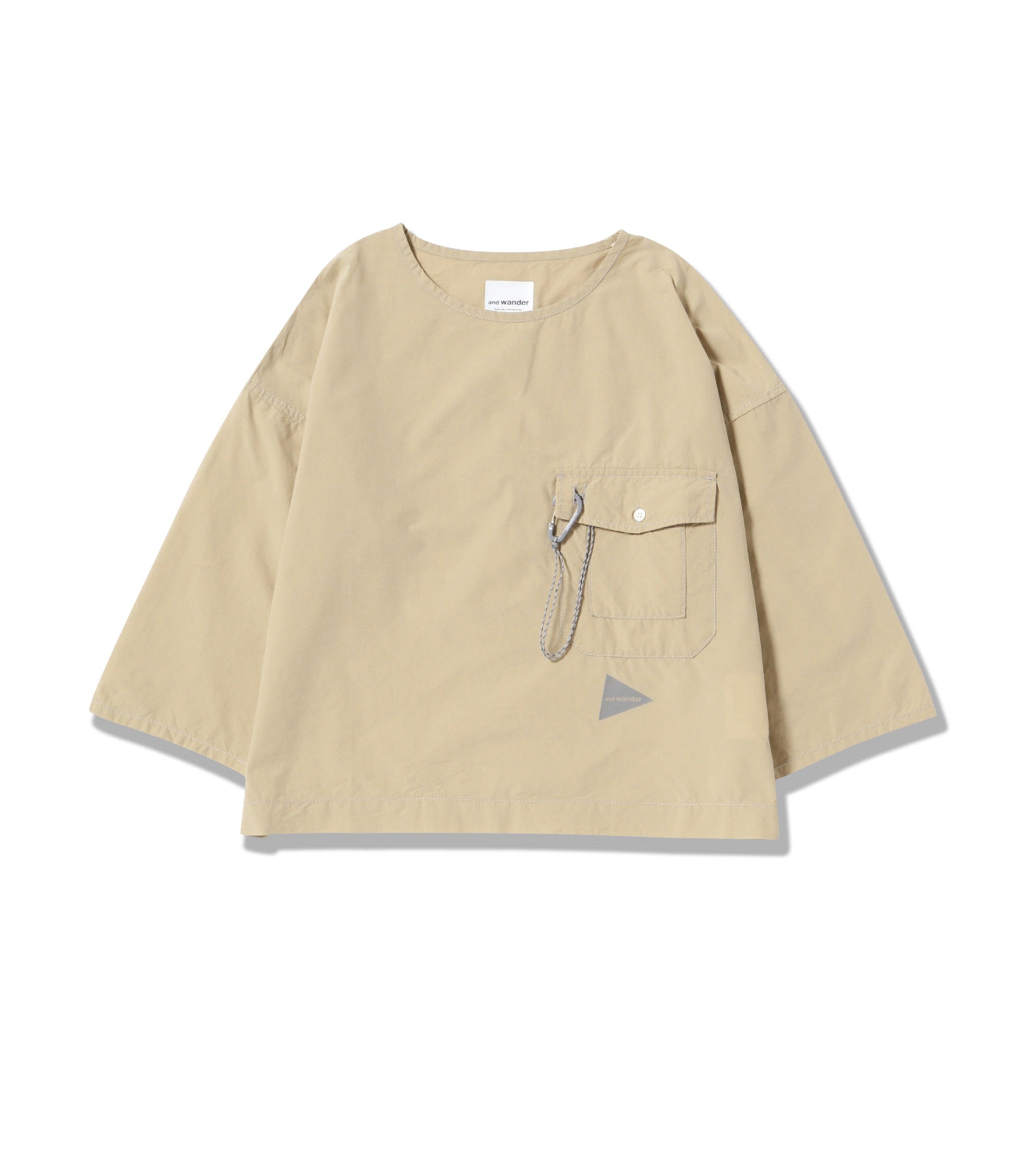 Womens Cordura Typewriter Pullover - Beige