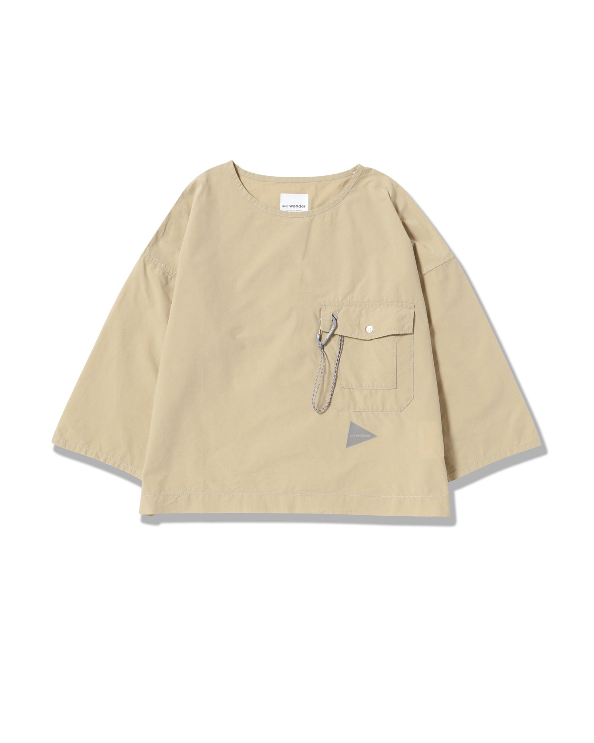 Womens Cordura Typewriter Pullover - Beige
