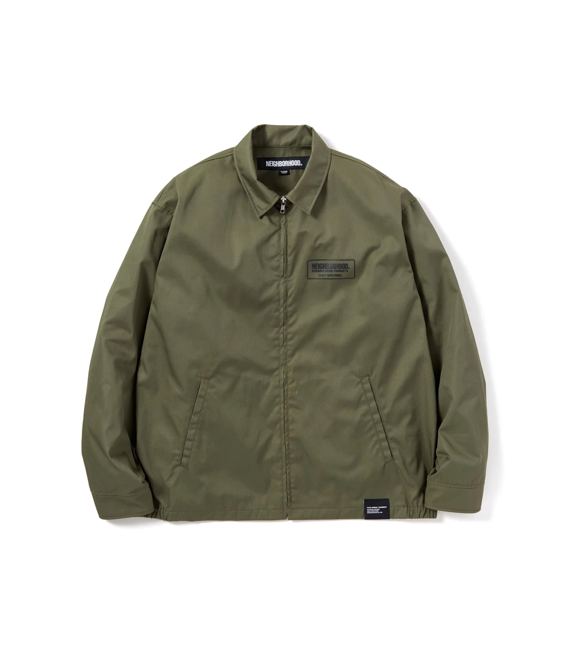 Zip Work Jacket - Olive Drab