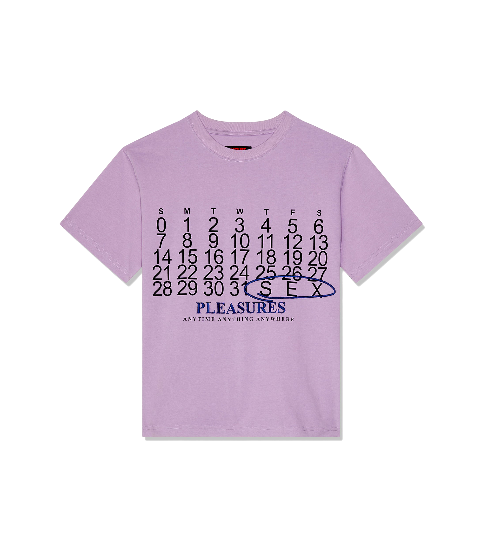 Calendar Heavyweight T-shirt - Lavender