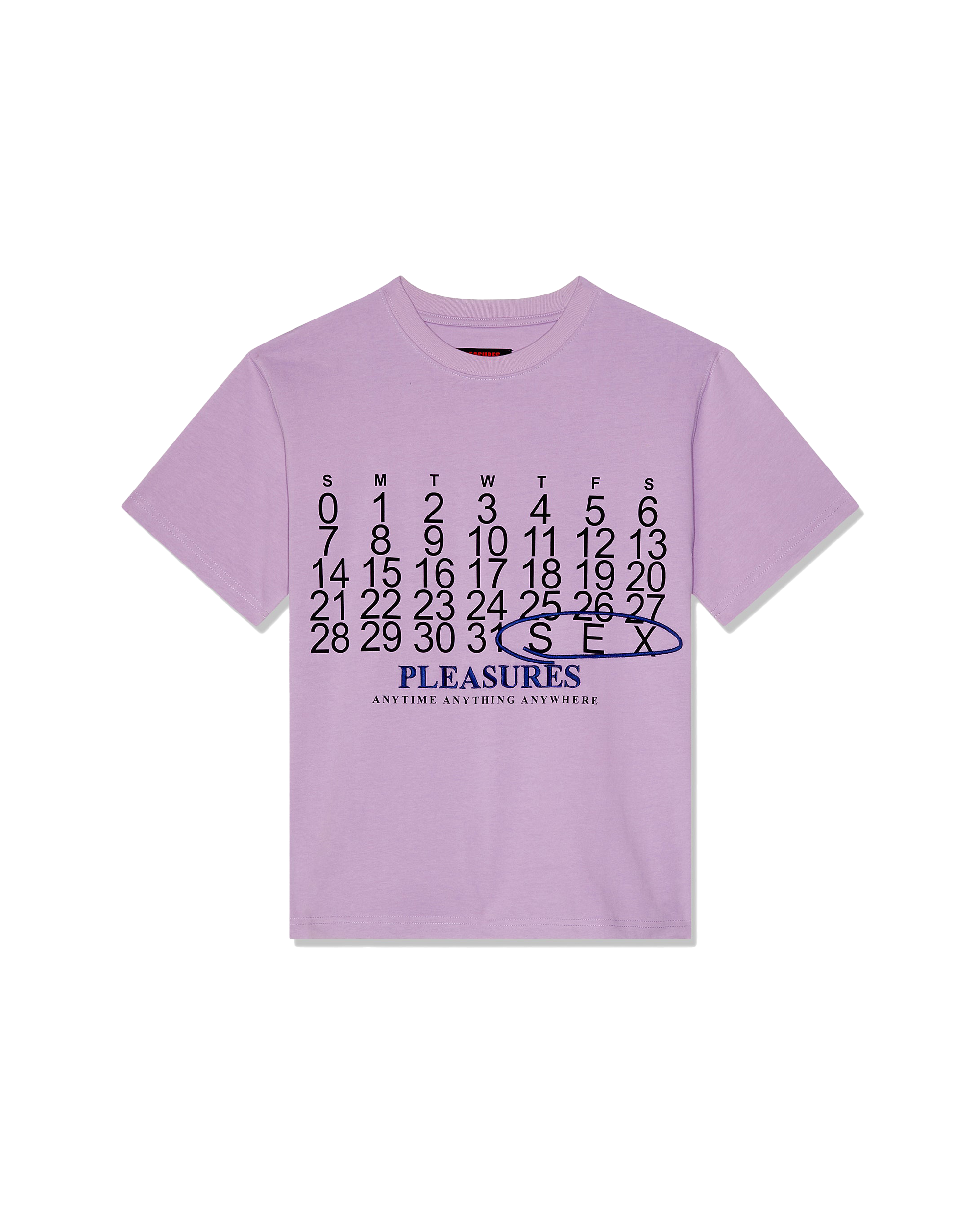 Calendar Heavyweight T-shirt - Lavender