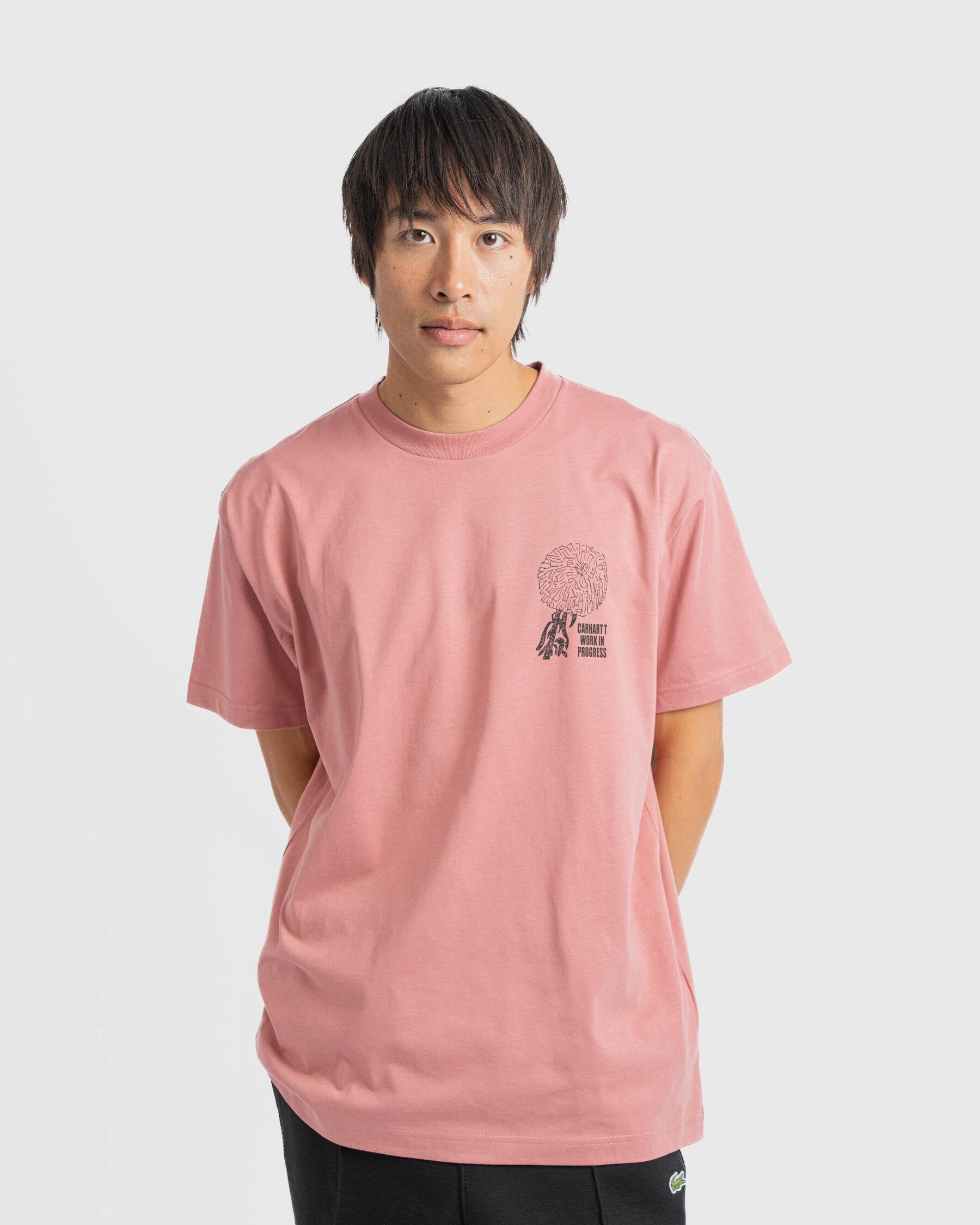 S/S Chrysanthemum T-Shirt - Dusty Rose