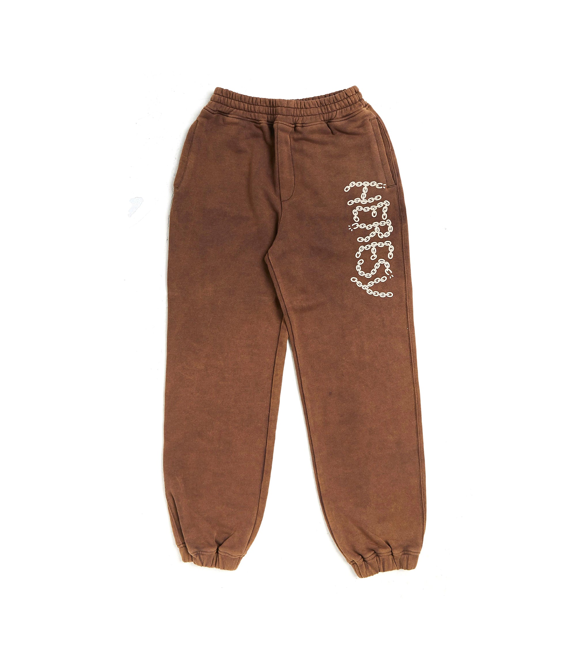 Chain Sweatpants - Brown