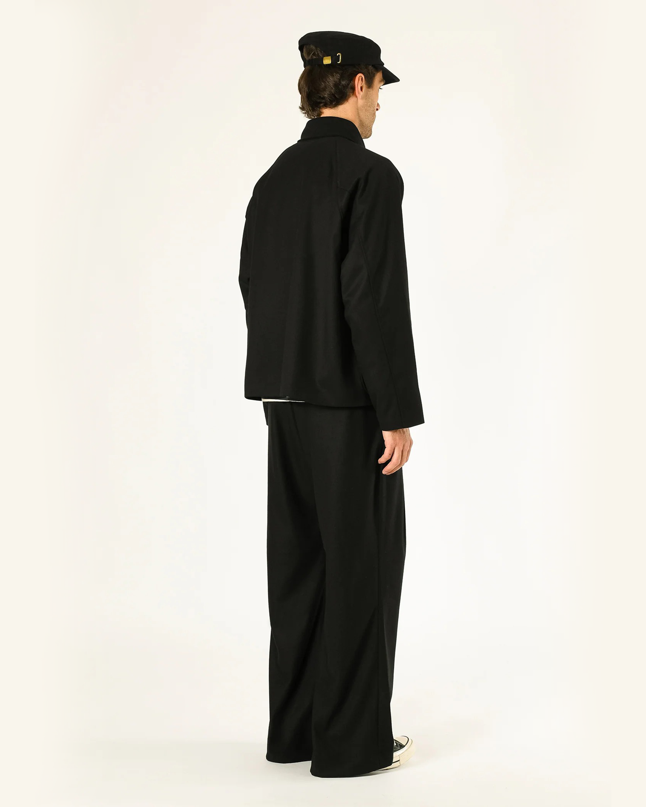 Raglan Pocket Jacket - Black