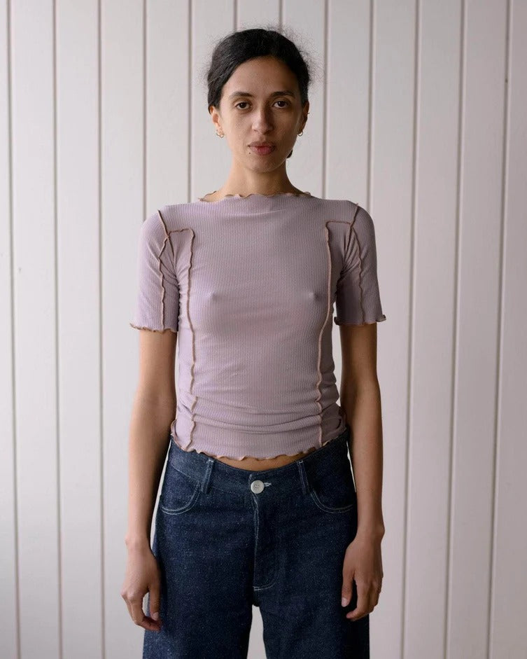 Omato 3/4 Top - Verbe Purple