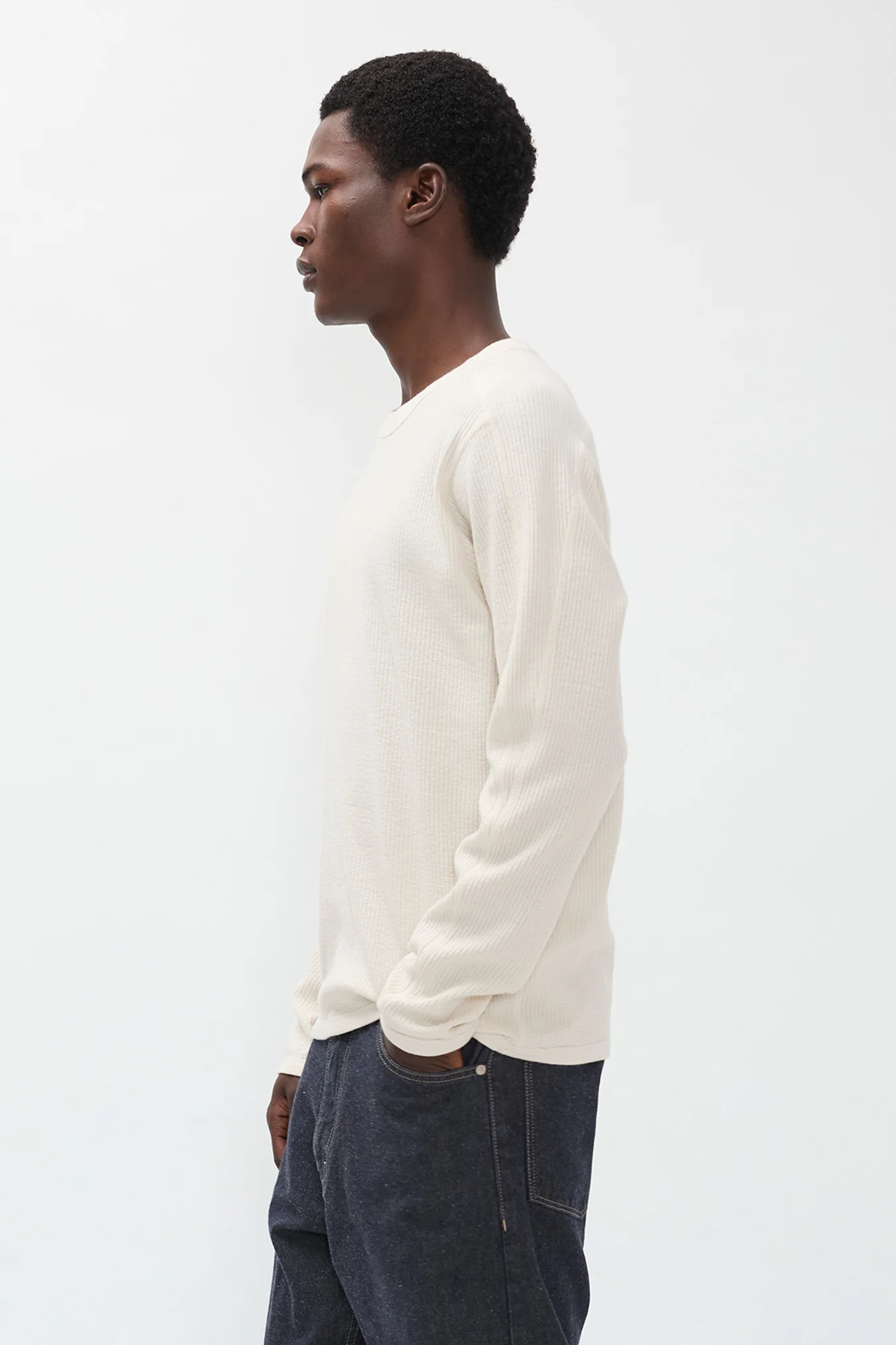 Stevns Hemp Military Rib L/S T-shirt Black