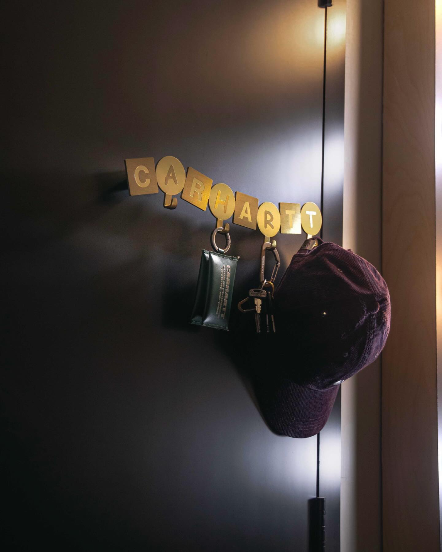 ABC Wall Coat Hanger - Gold