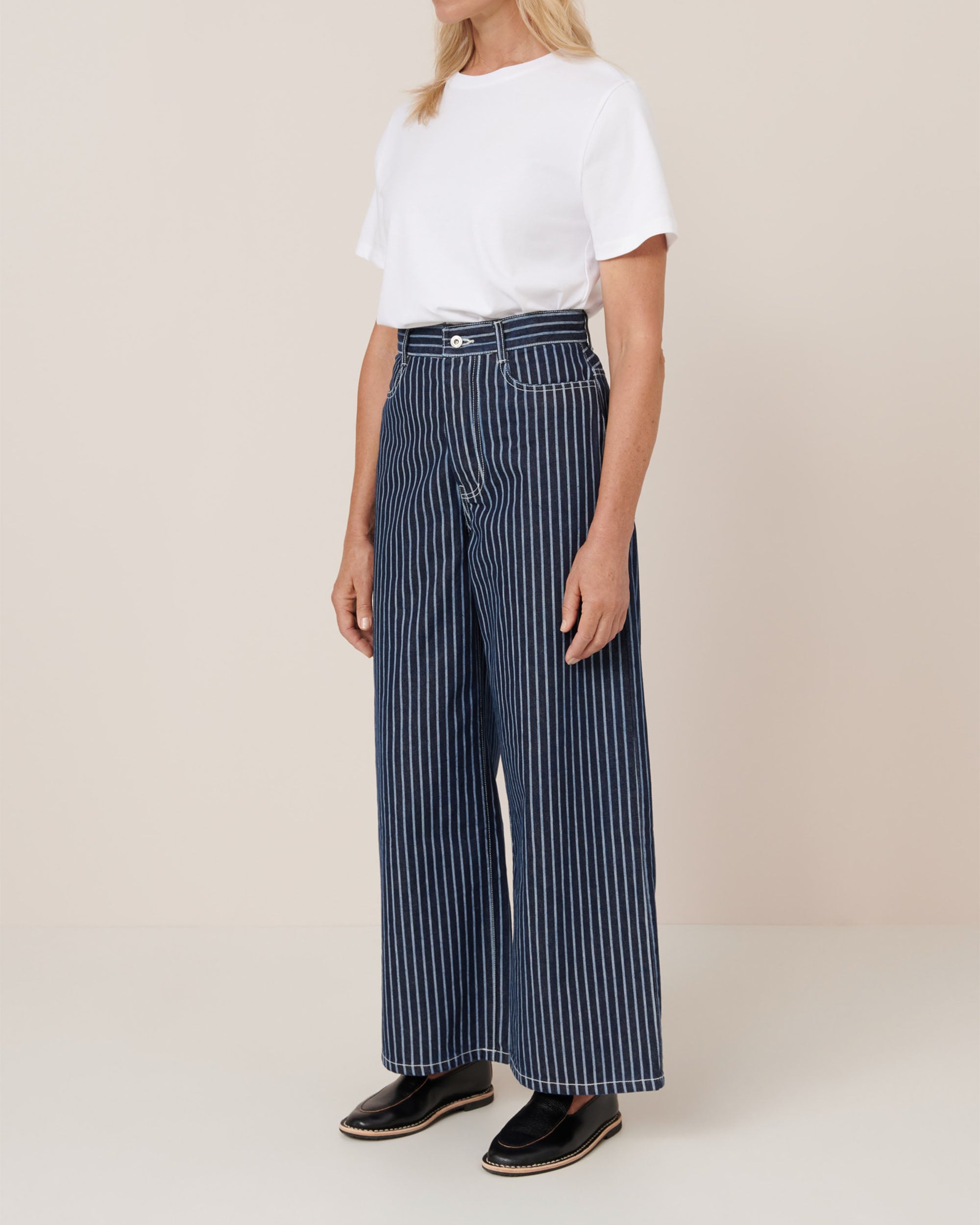 Sailor Jeans - Chalk Stripe