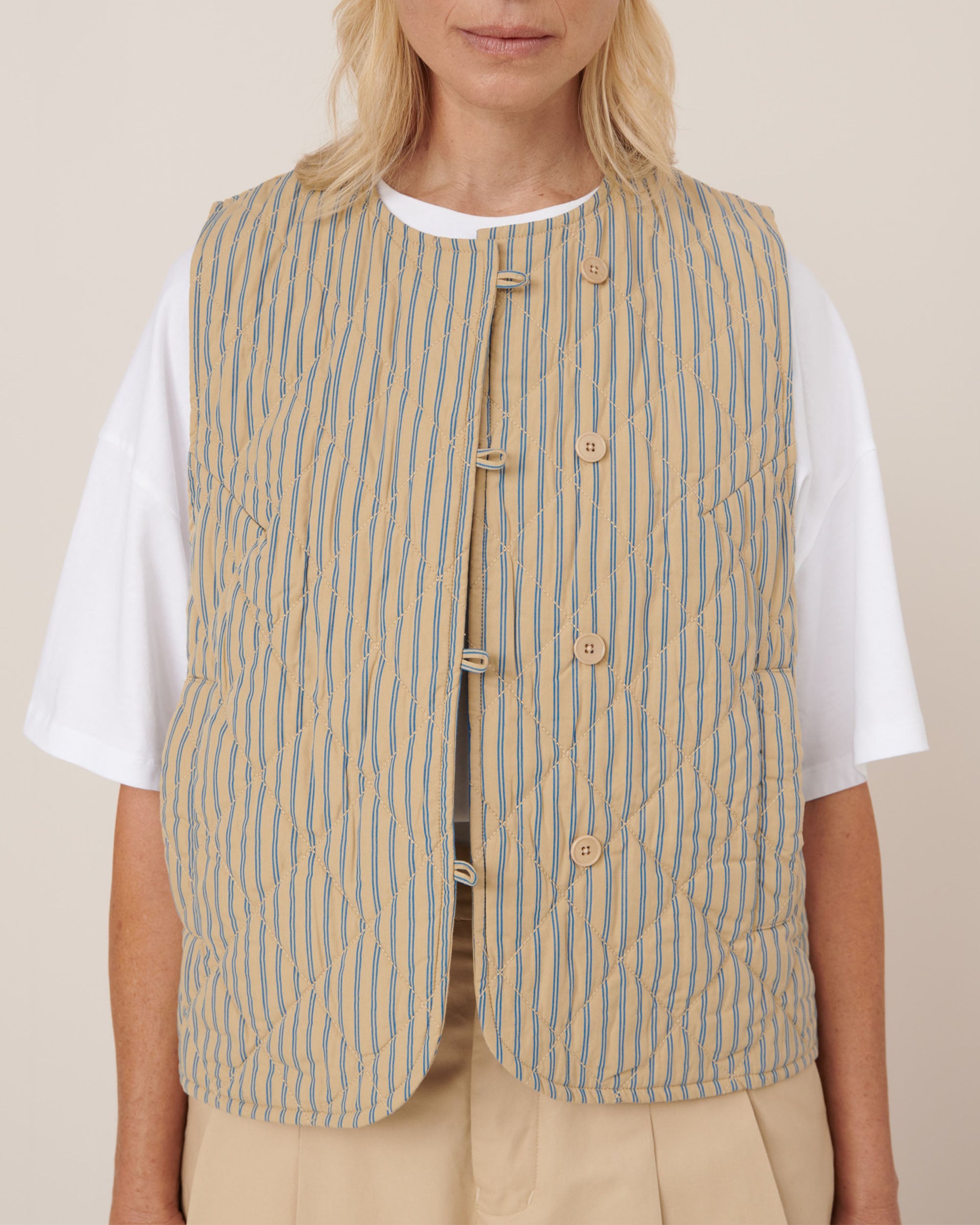 Axis Vest - Double Pinstripe