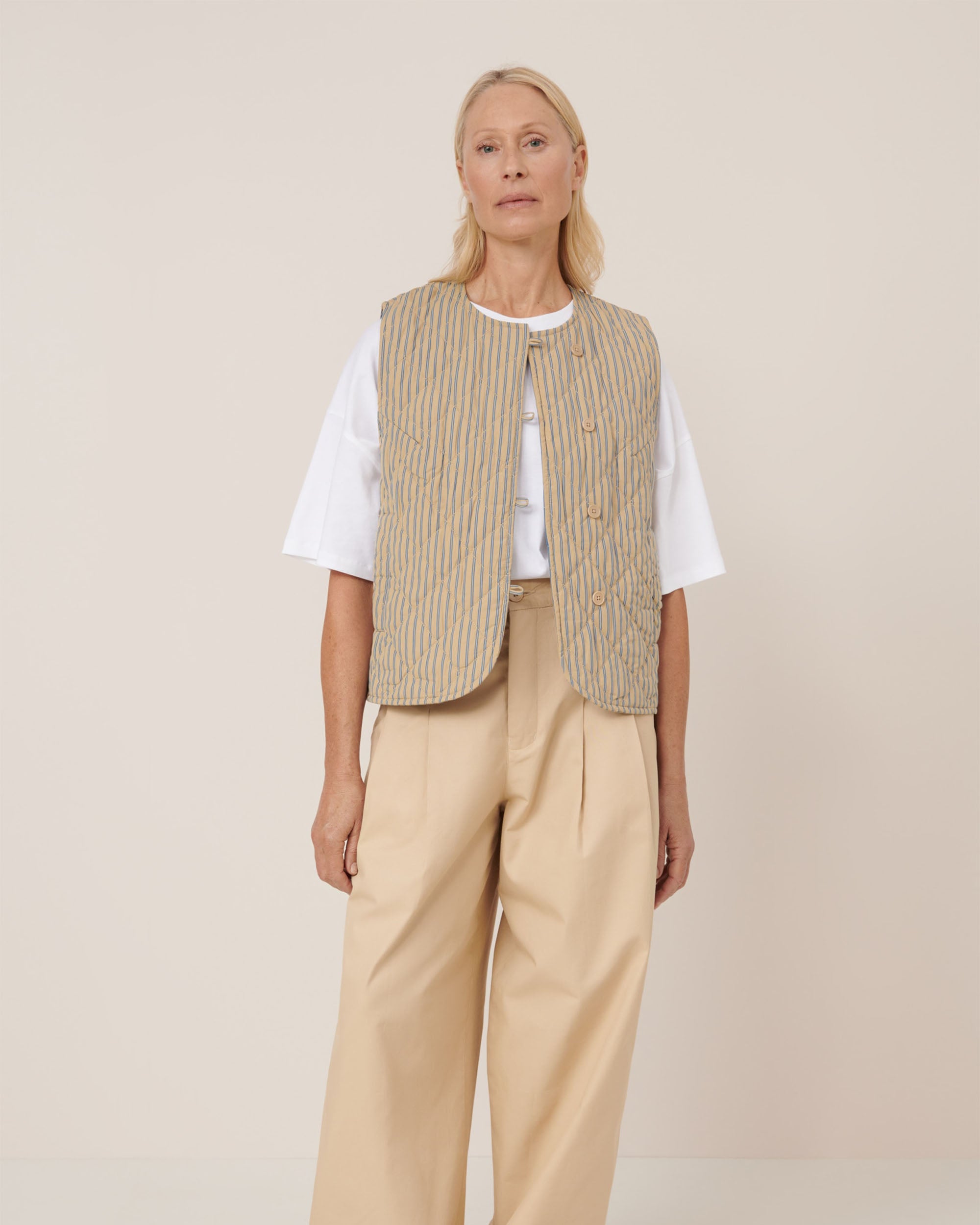 Axis Vest - Double Pinstripe