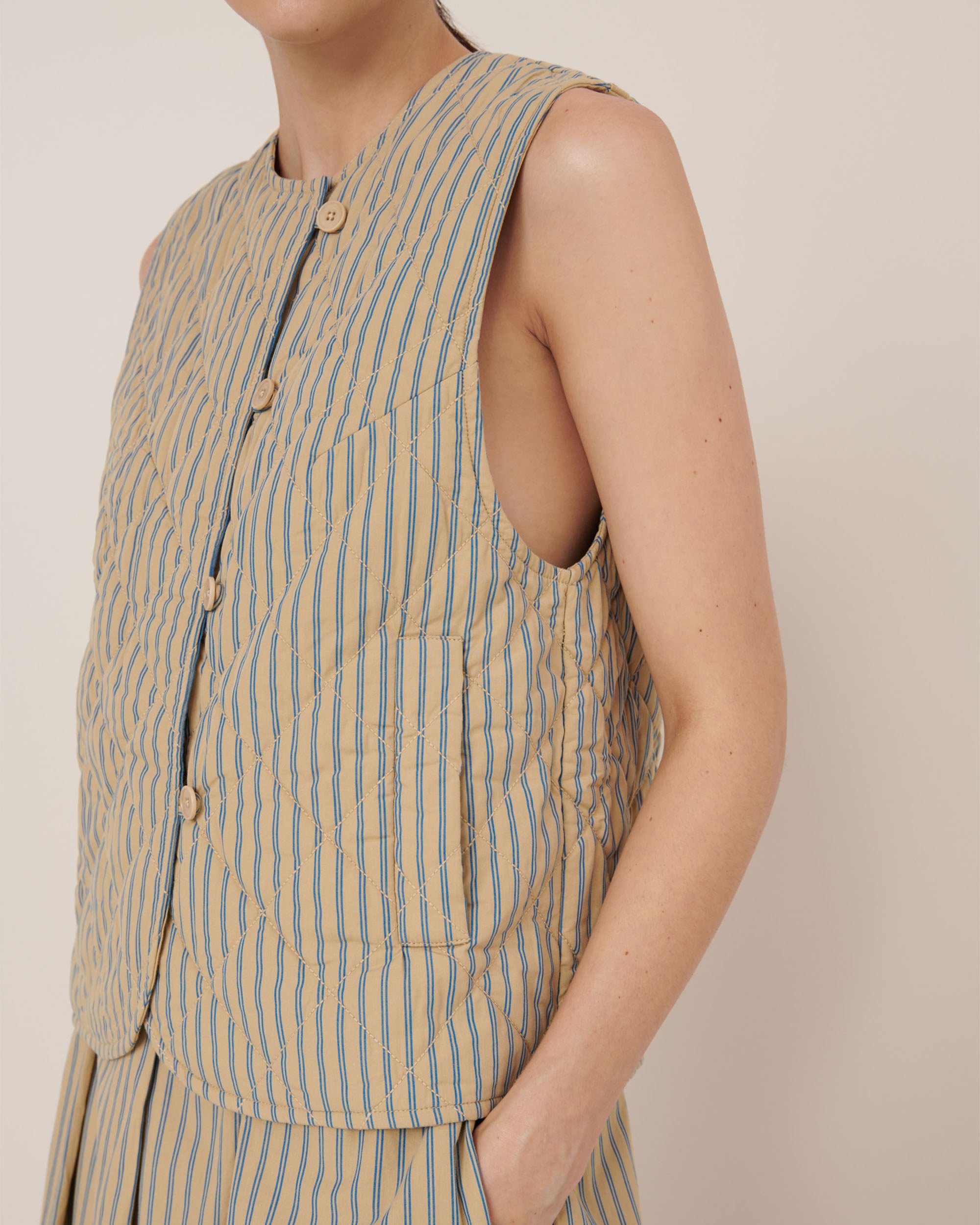 Axis Vest - Double Pinstripe