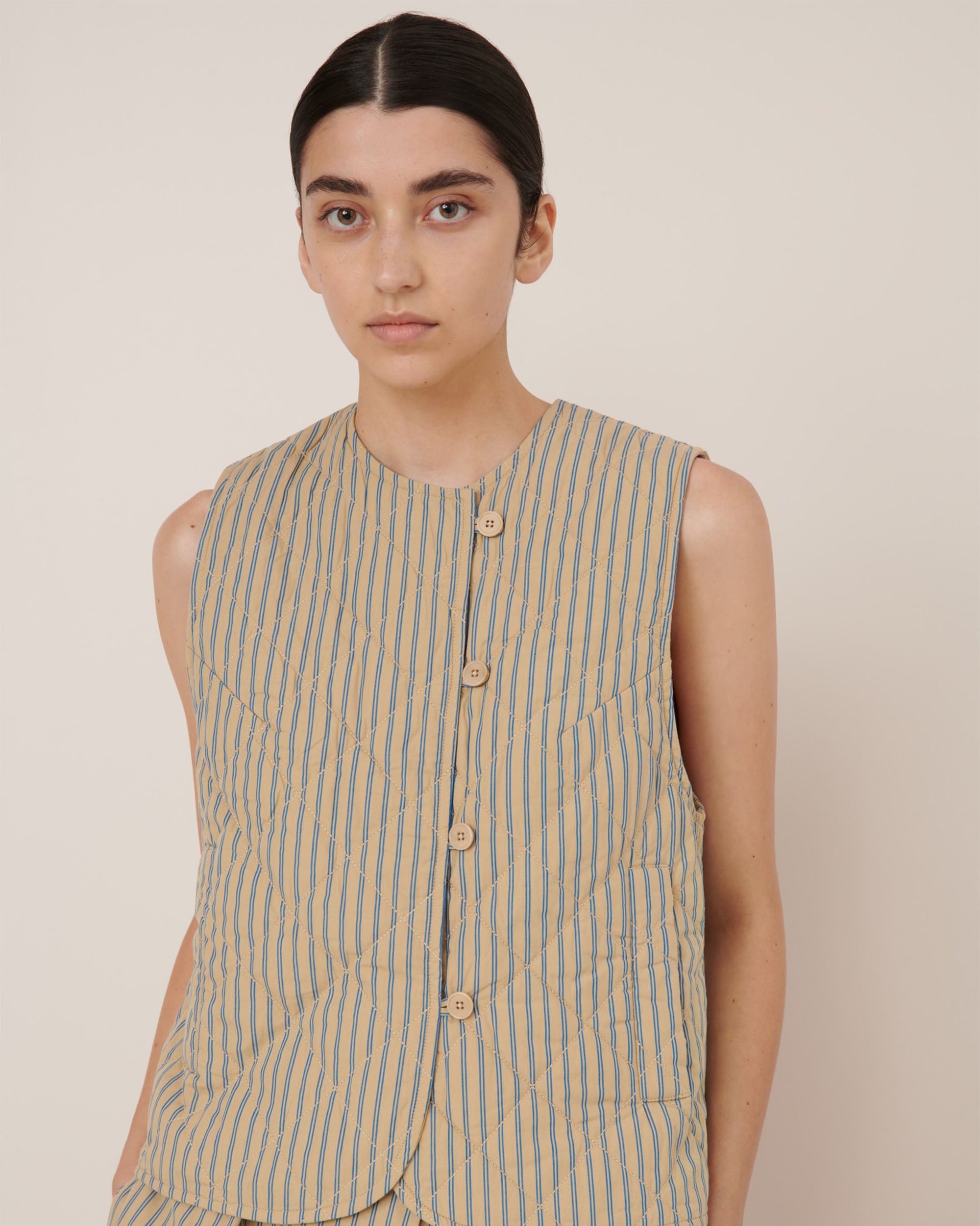 Axis Vest - Double Pinstripe