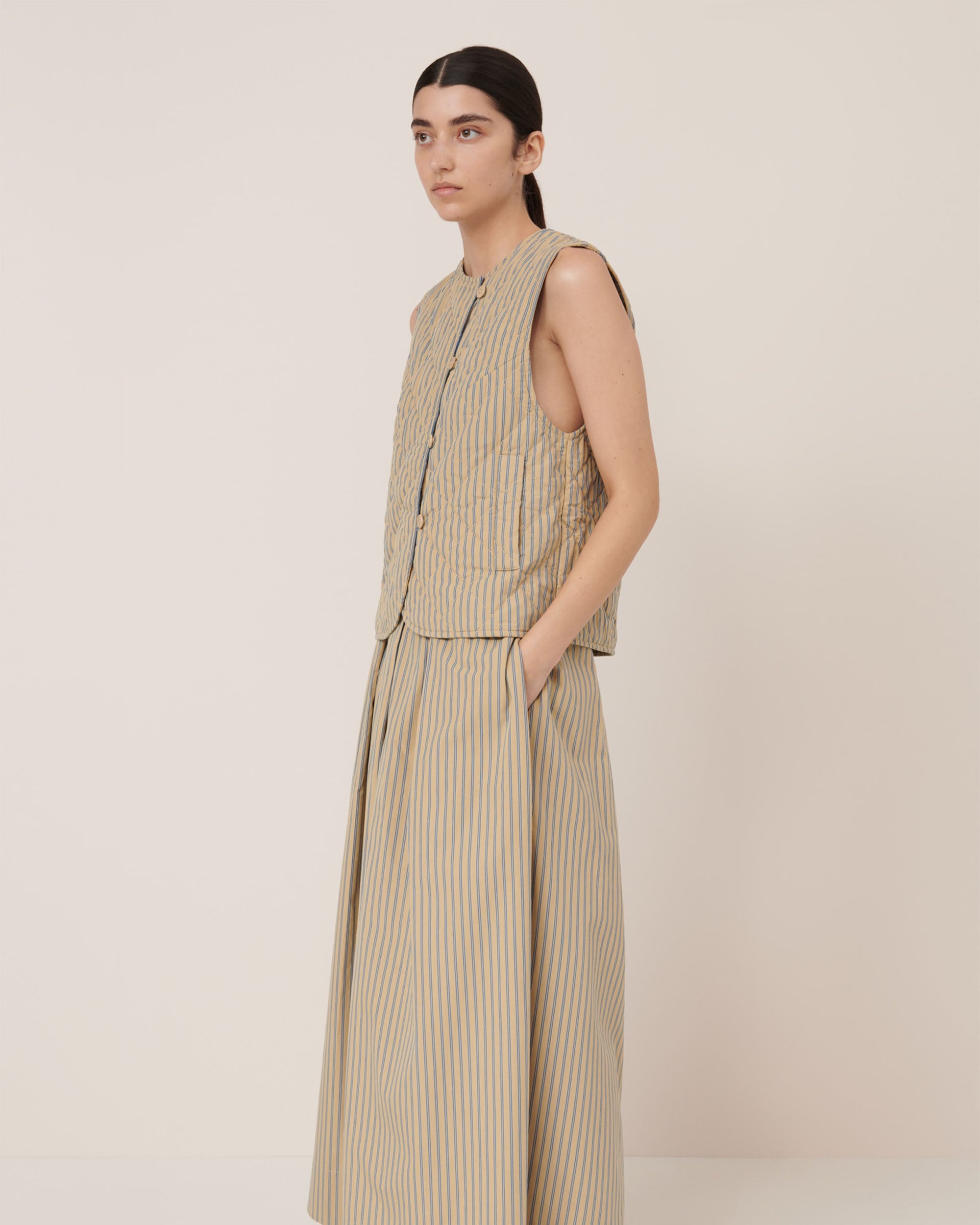 Axis Vest - Double Pinstripe