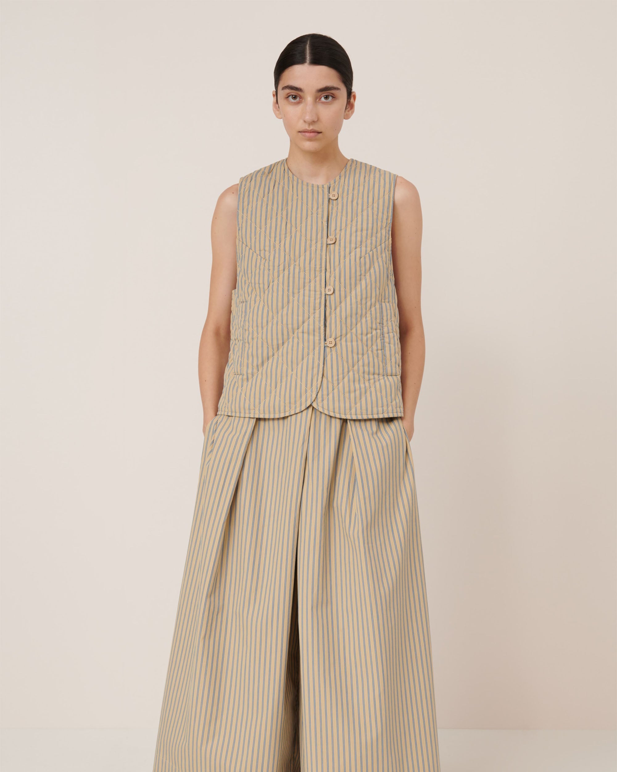 Axis Vest - Double Pinstripe