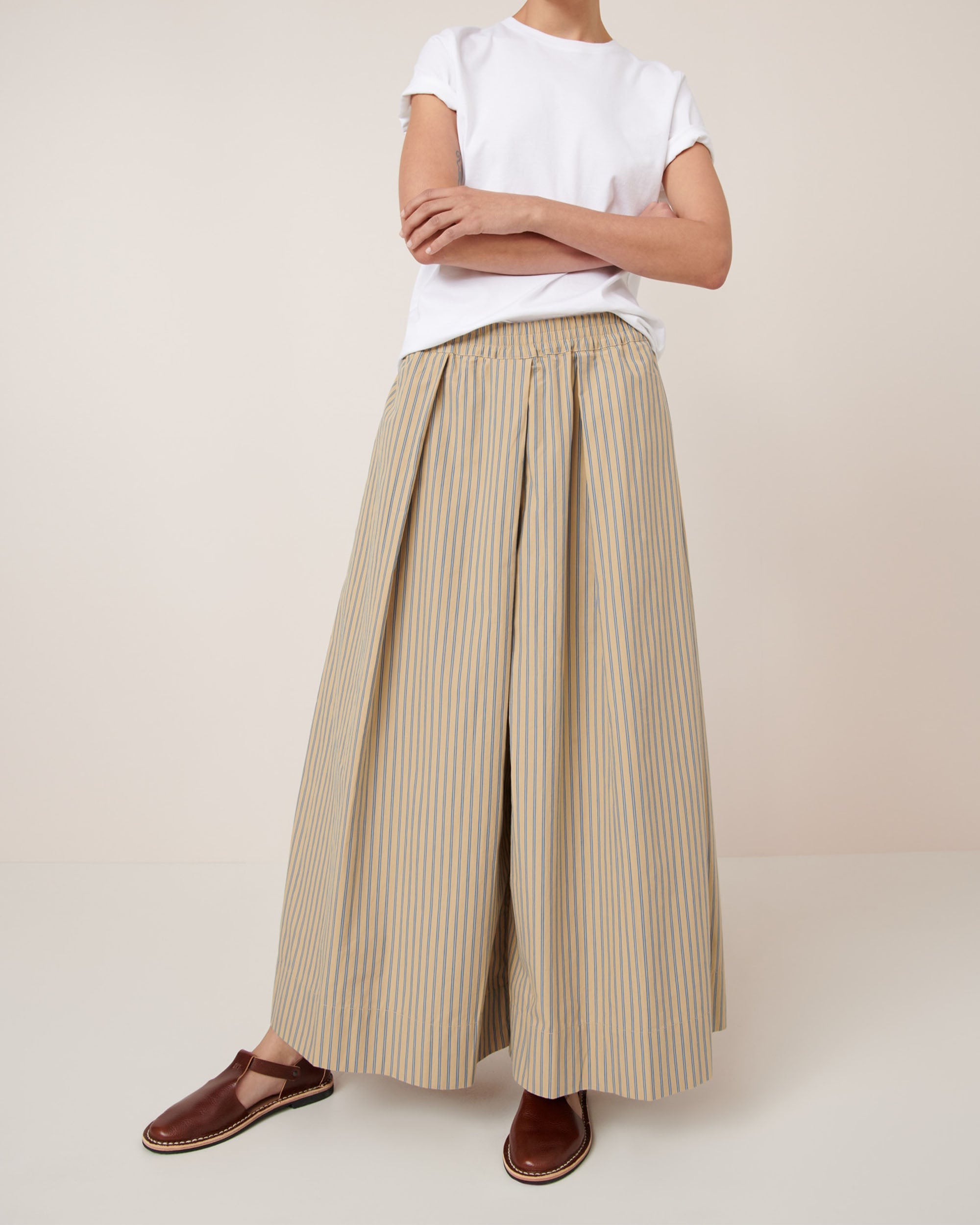 Athena Pant - Double Pinstripe